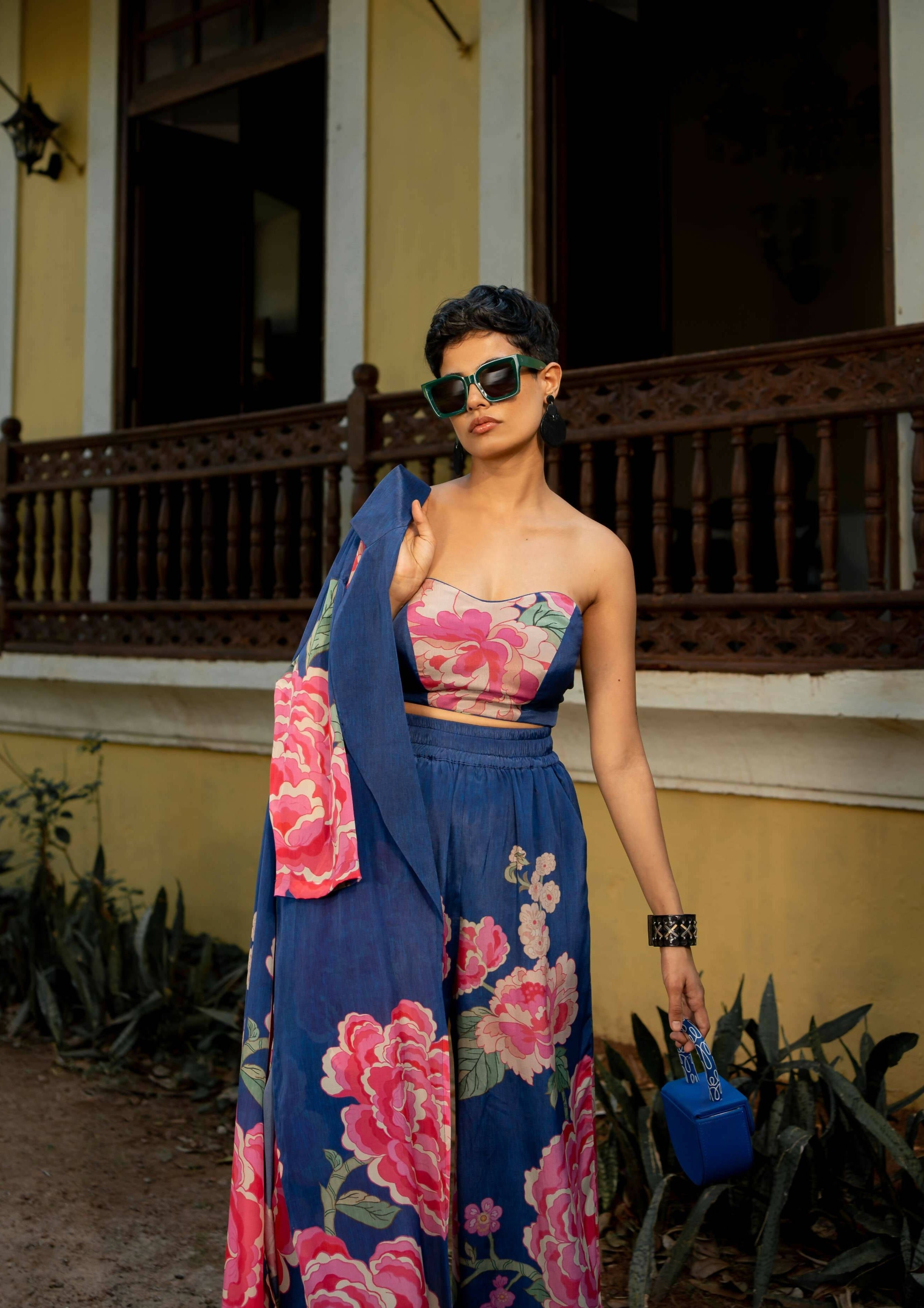 Blooming Big Floral Jacket Set