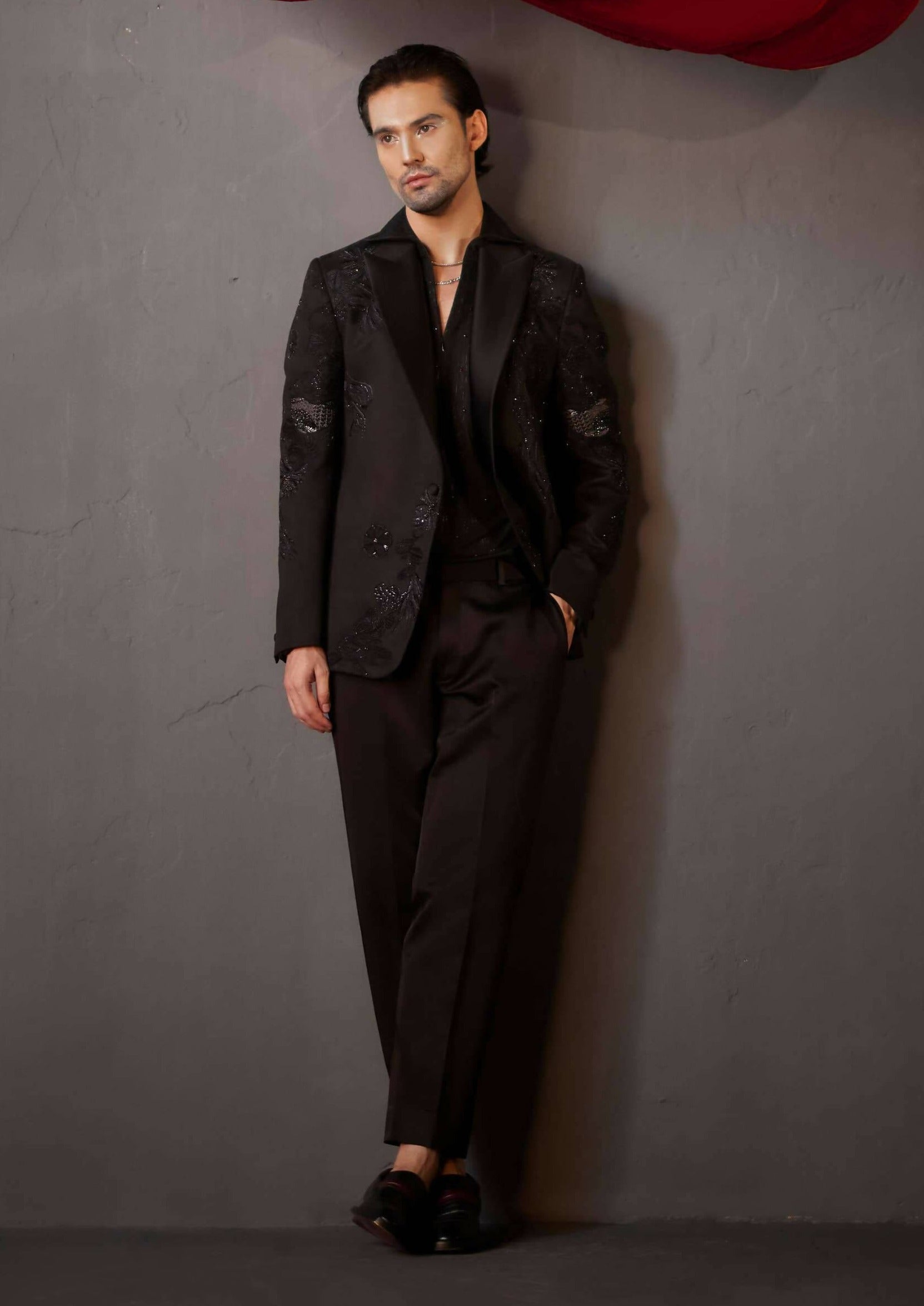 Pitch Black Tuxedo Set