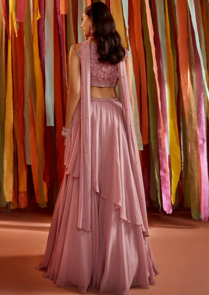Mauve Lehenga
