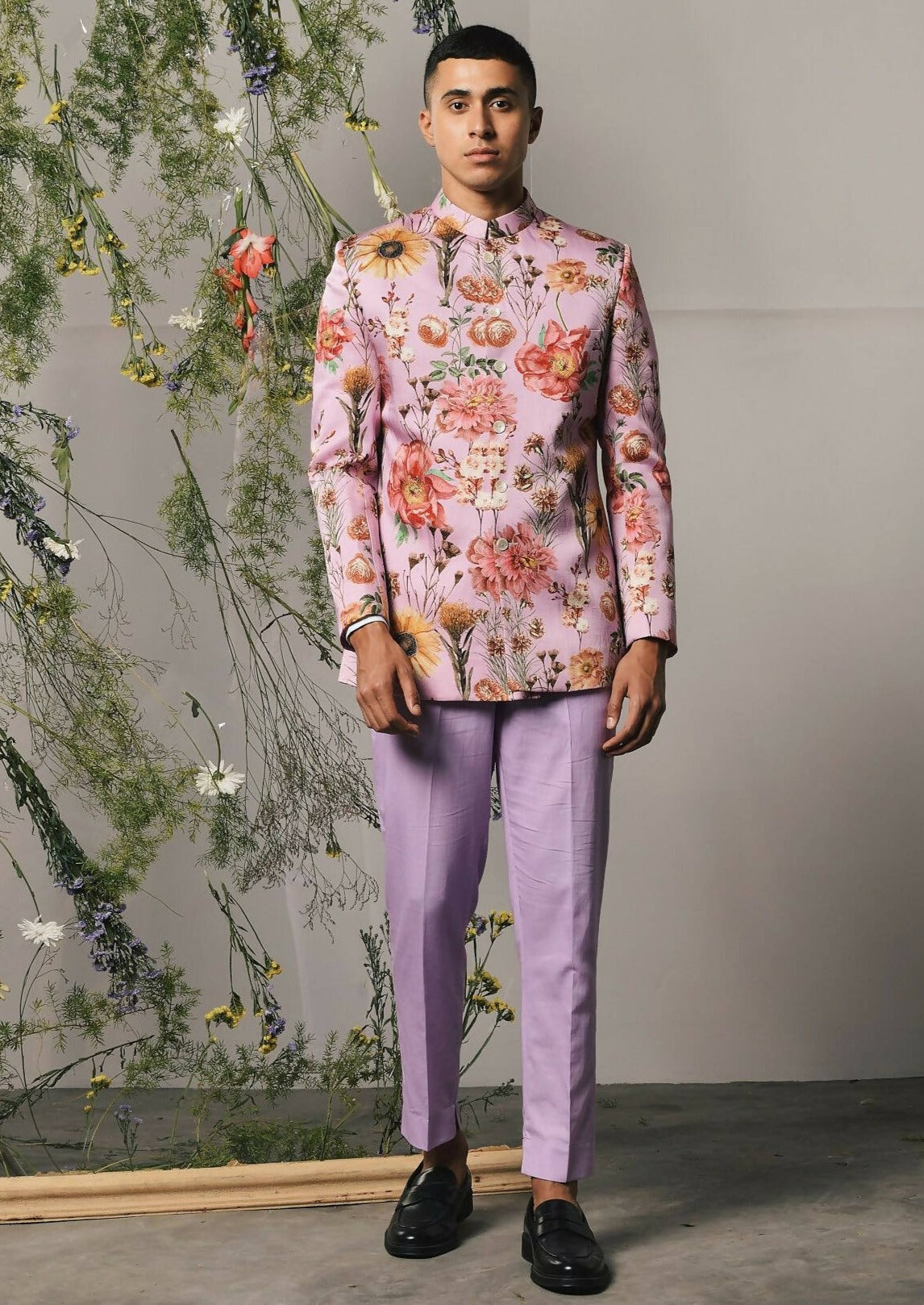 Lilac Roma Bandhgala