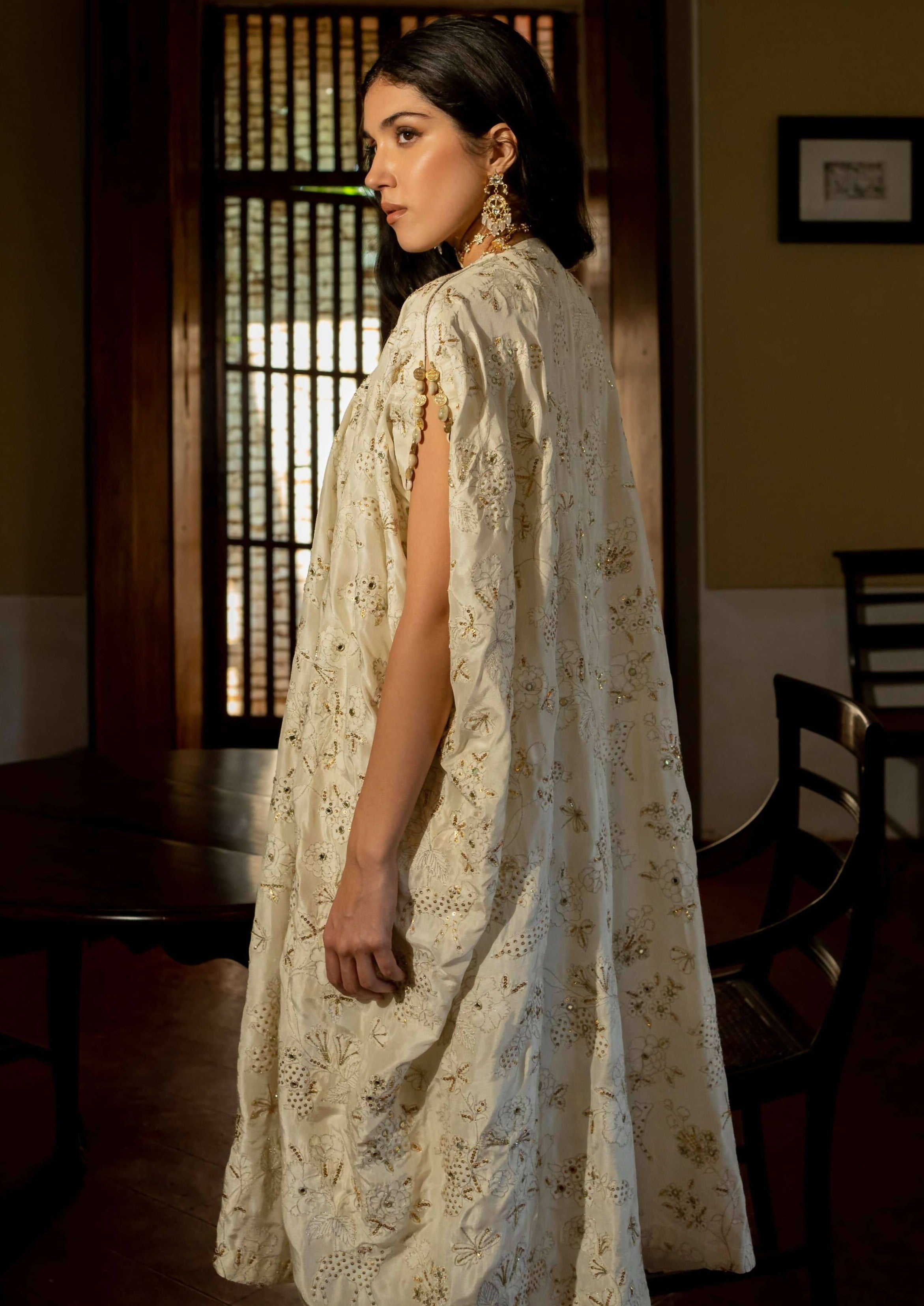 Ivory Jacket Set