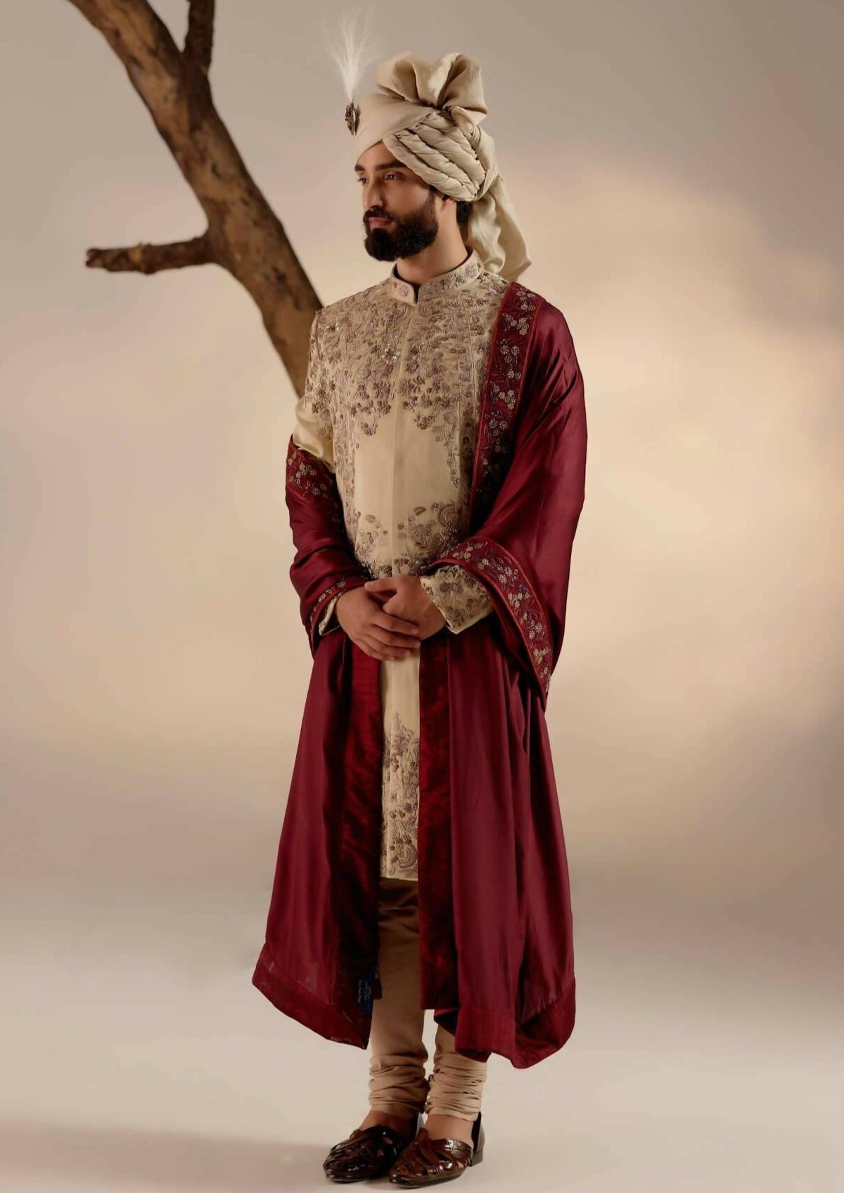 Sand Ridge Sherwani Set