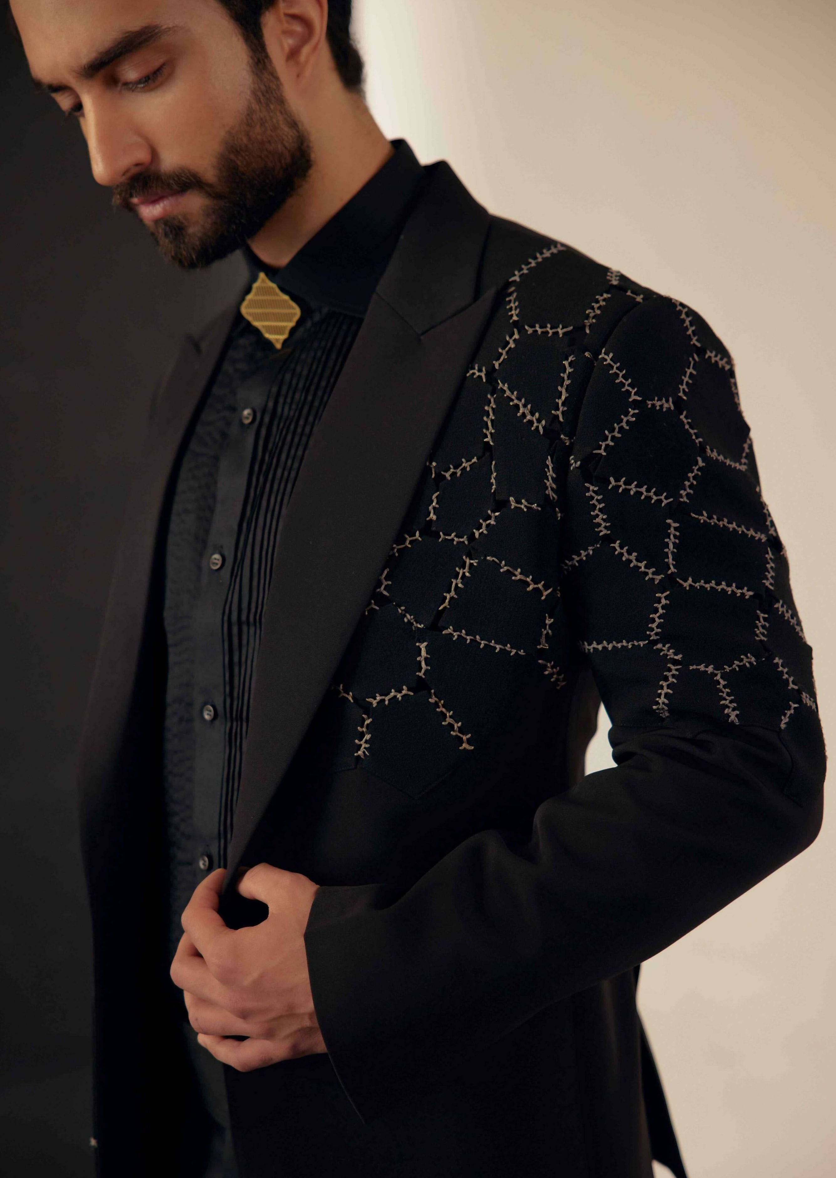 Rhombus Tuxedo Set