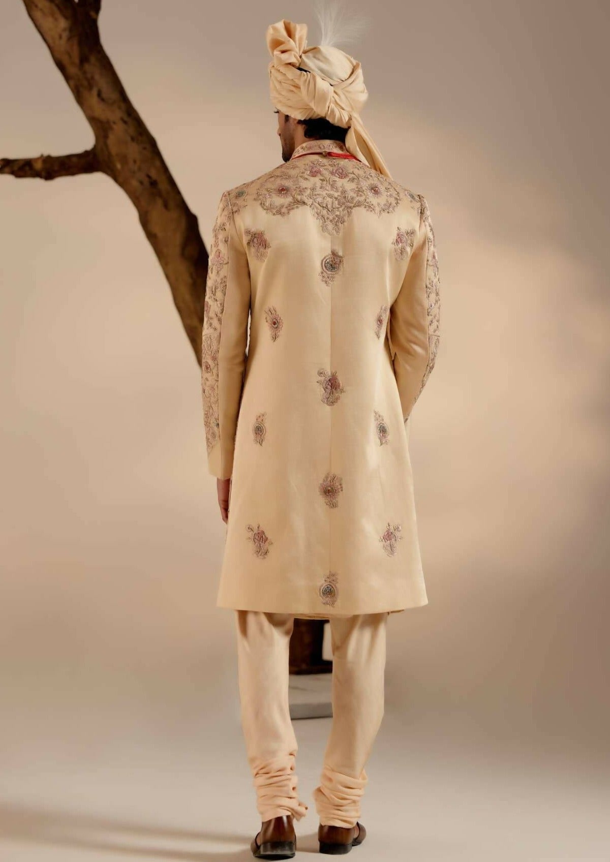Pale Gold Sherwani