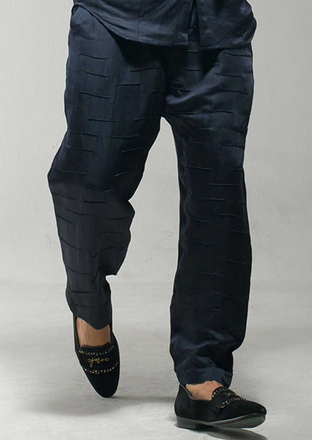 Midnight Blue Bomber Jacket Set
