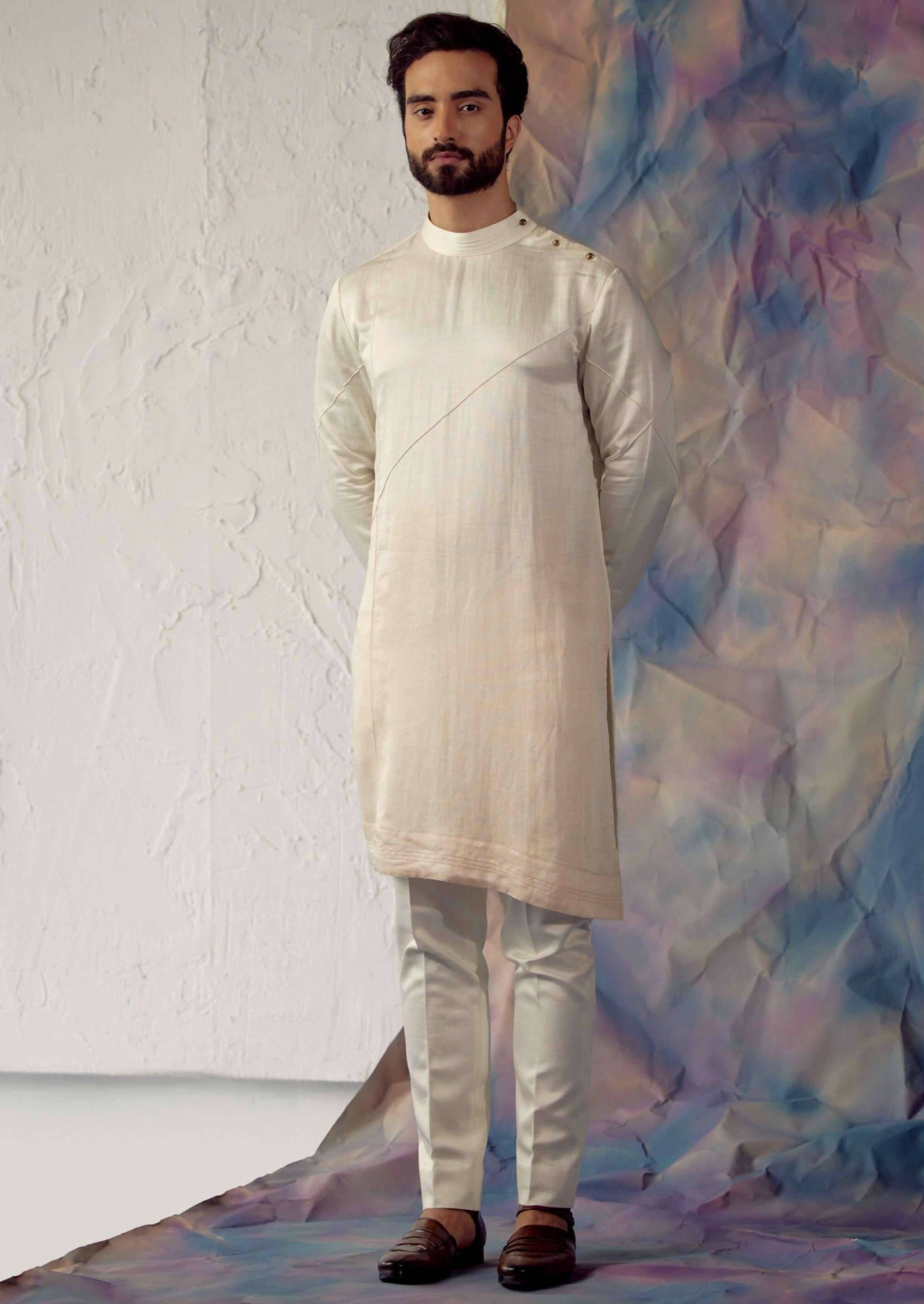 Ivory Ombre Kurta Set
