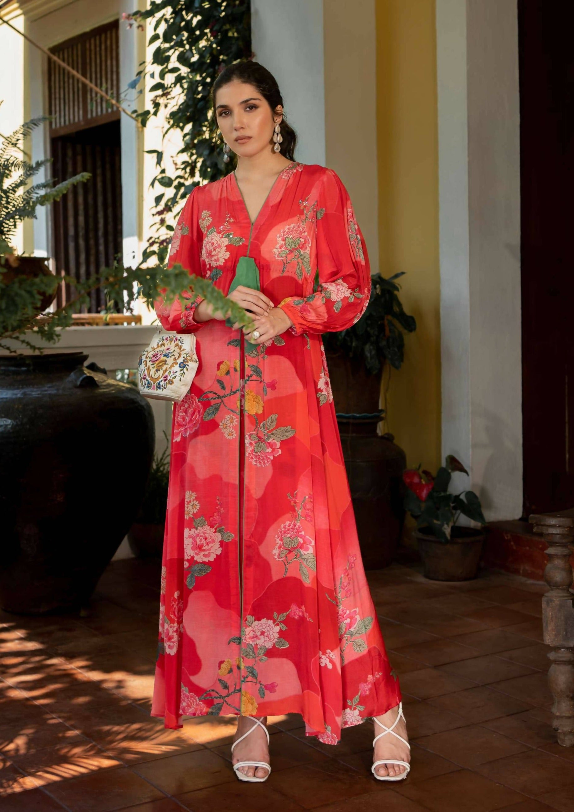 Romantic Floral Maxi Dress
