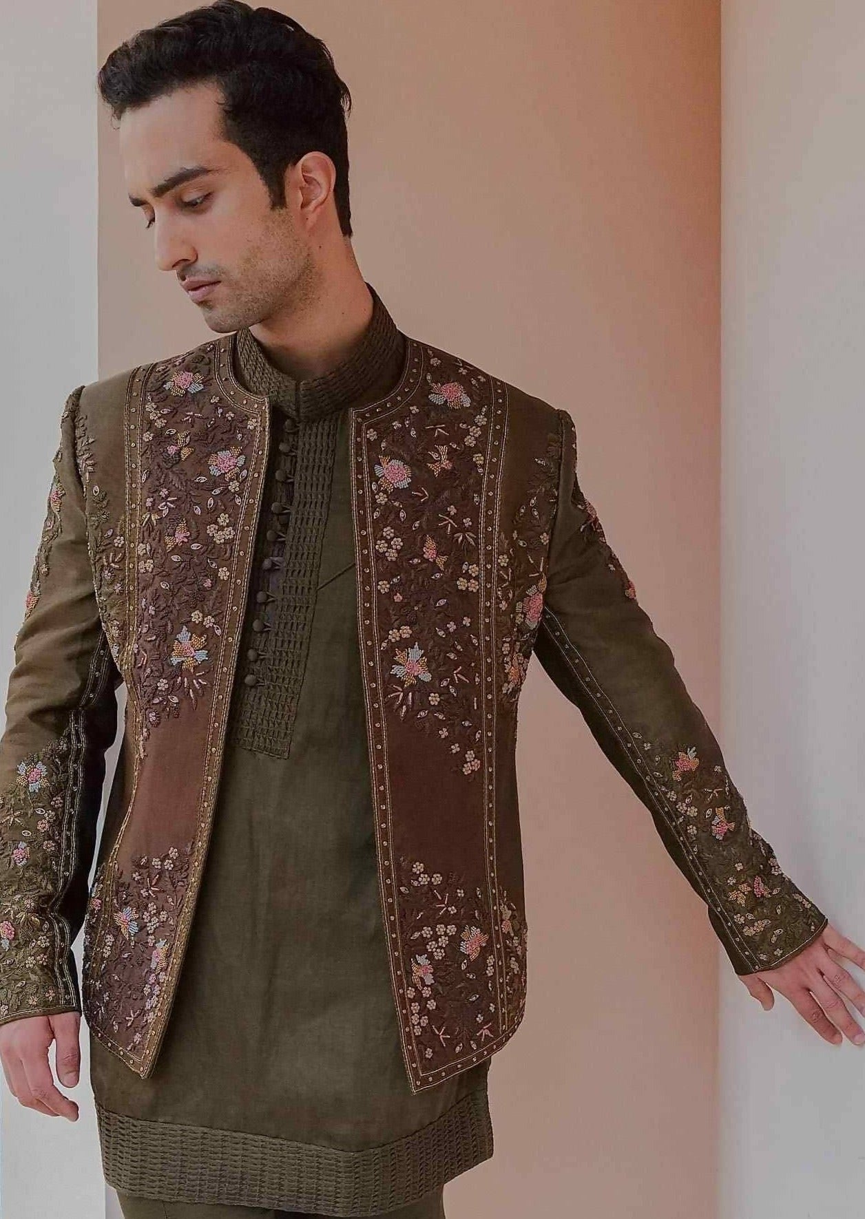 The Dolce Brown Short Jacket Set