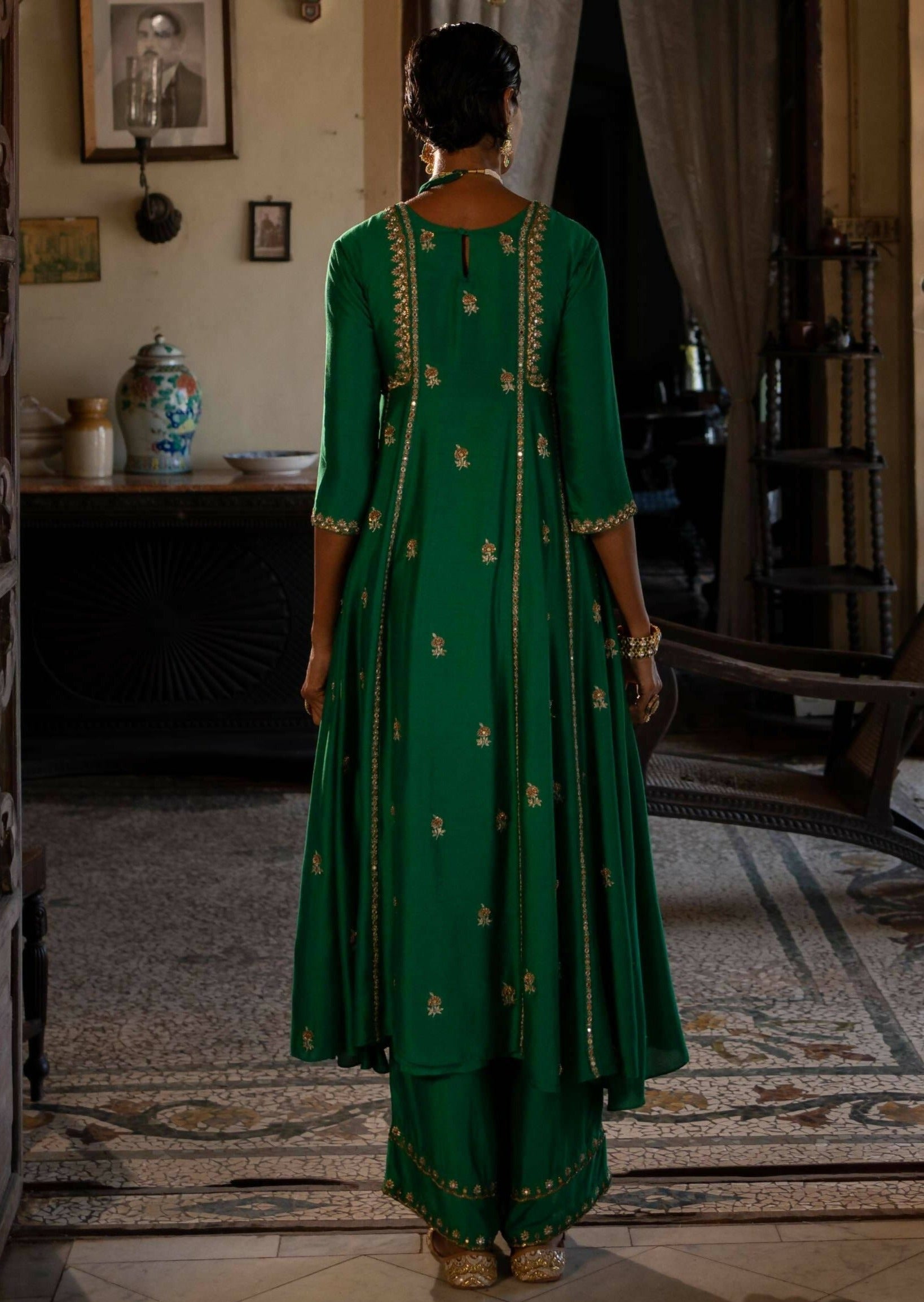 Emerald Green Kurta Set