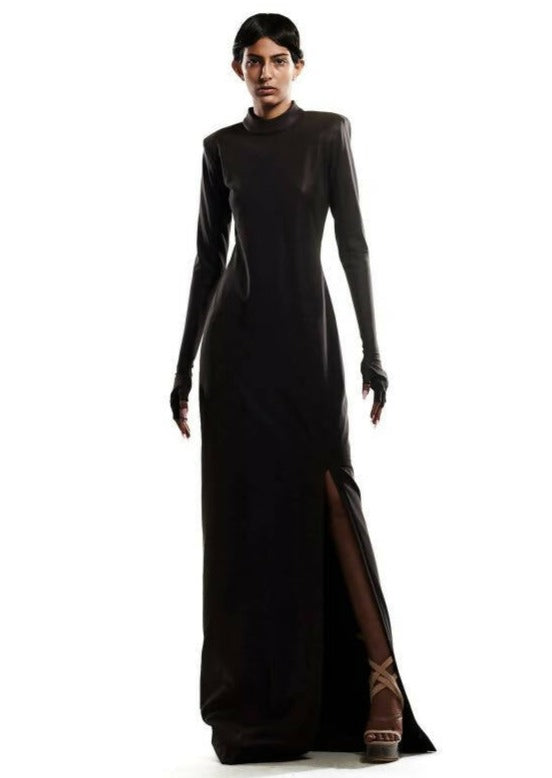 Reflective Gloved Slip Dress