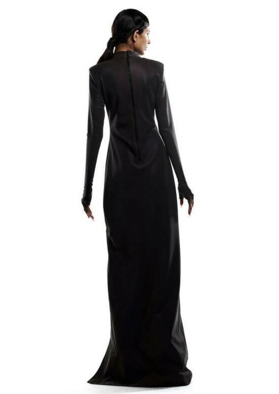 Reflective Gloved Slip Dress