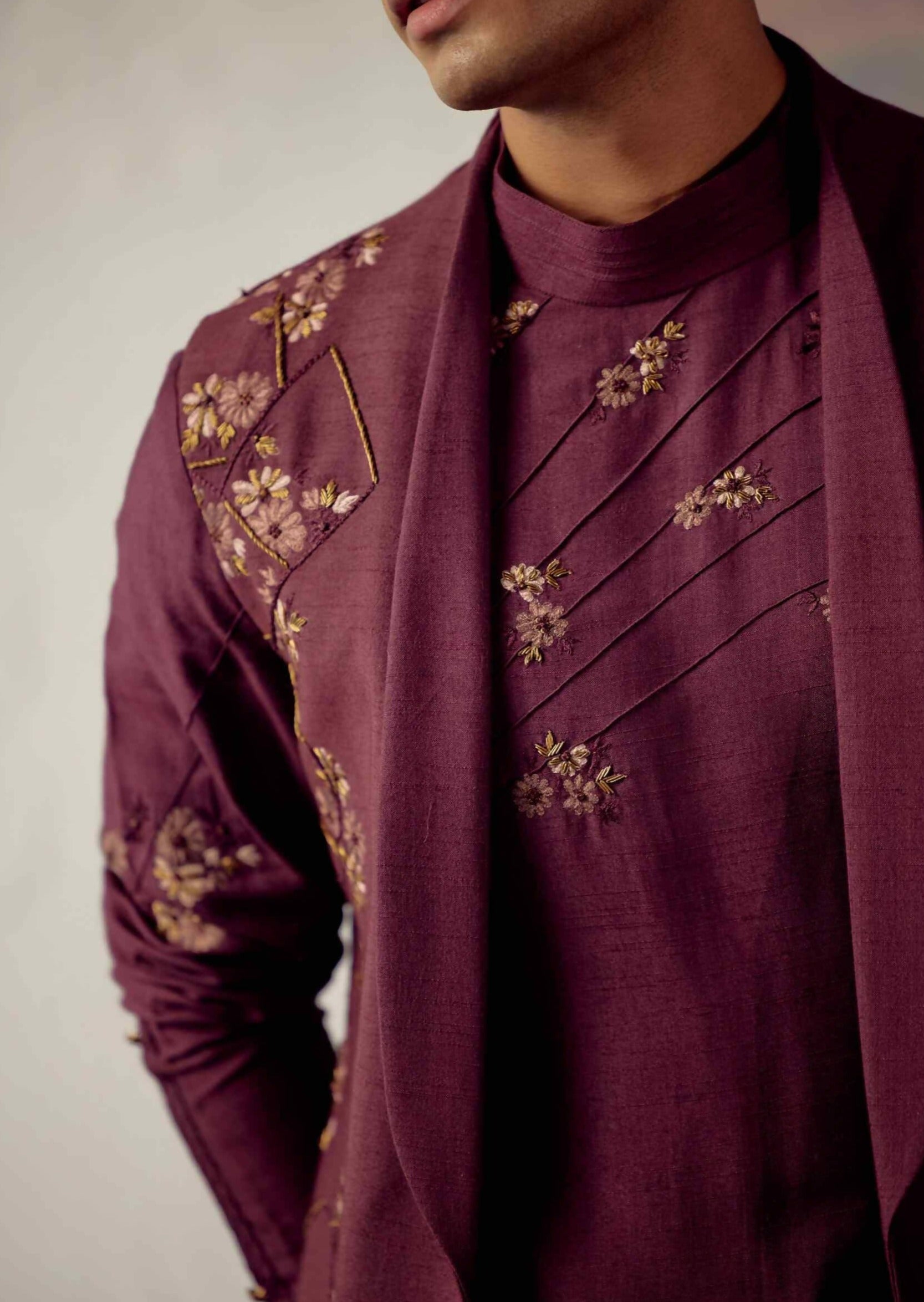 Merlot Homme Shrug Set