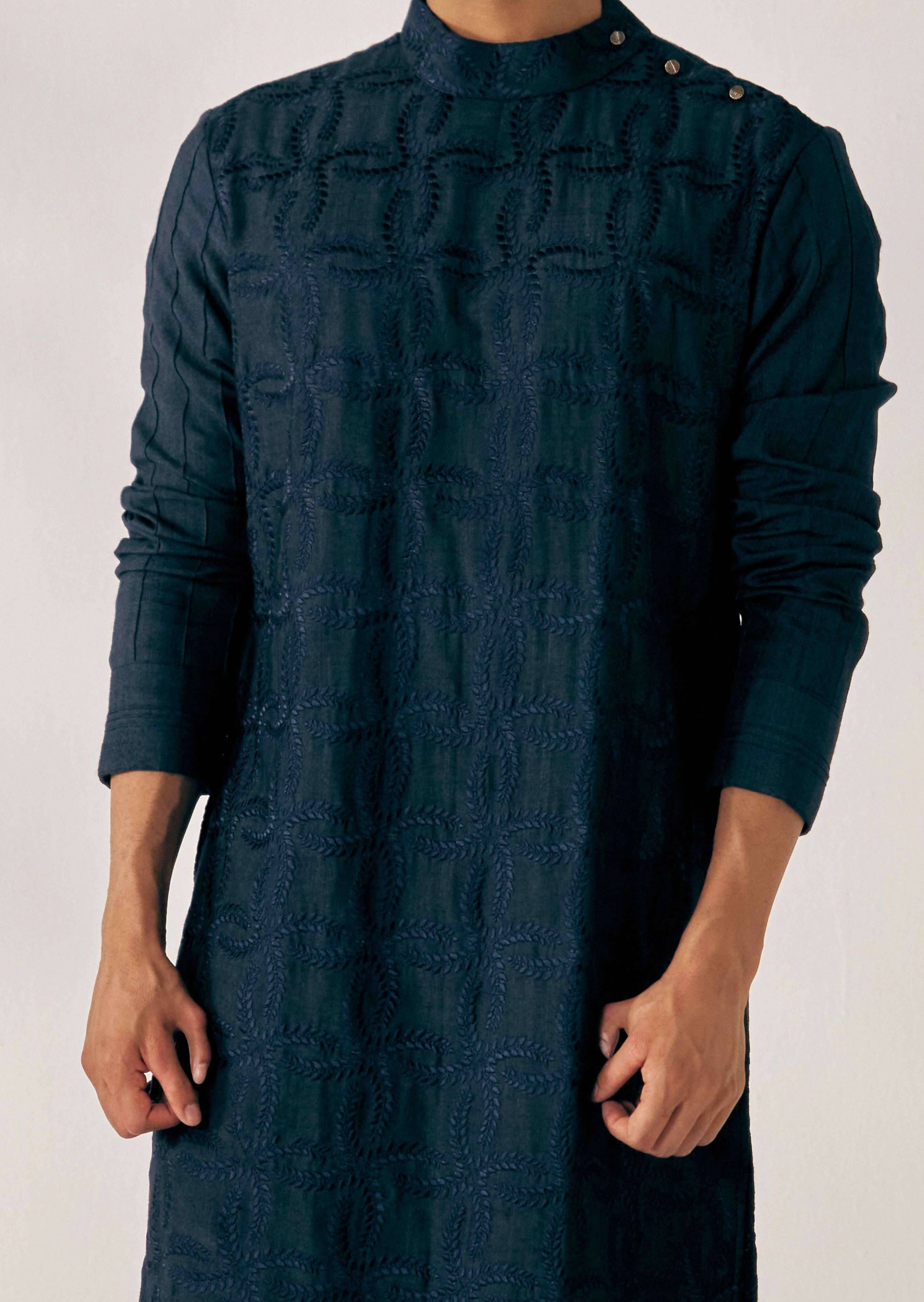 Midnight Blue Kurta Set