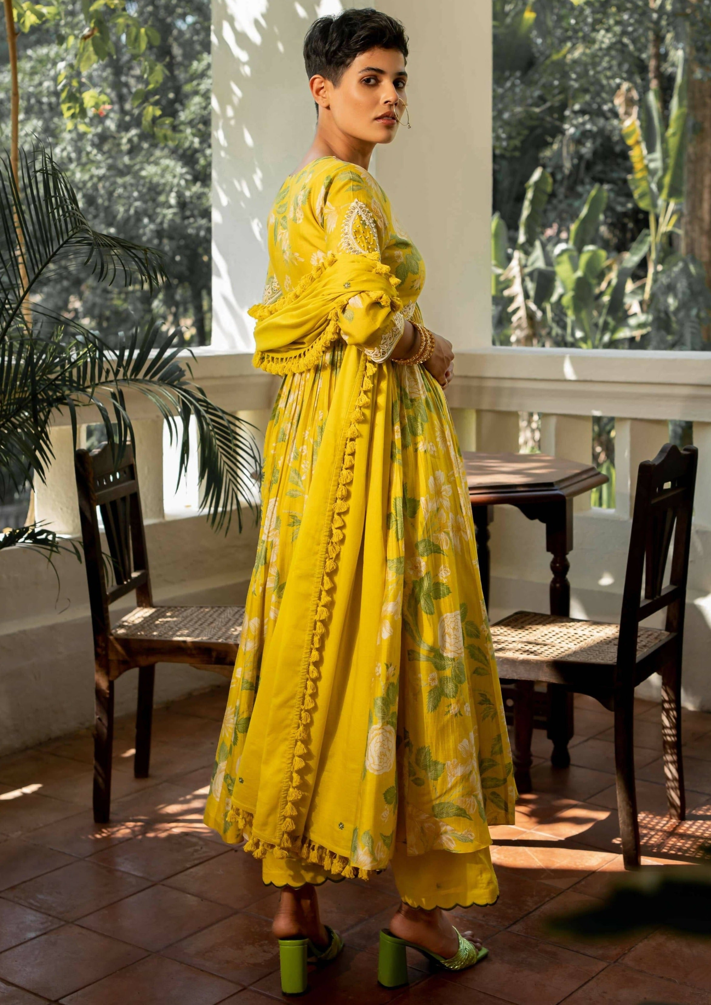 Garden of Bloom Anarkali Set