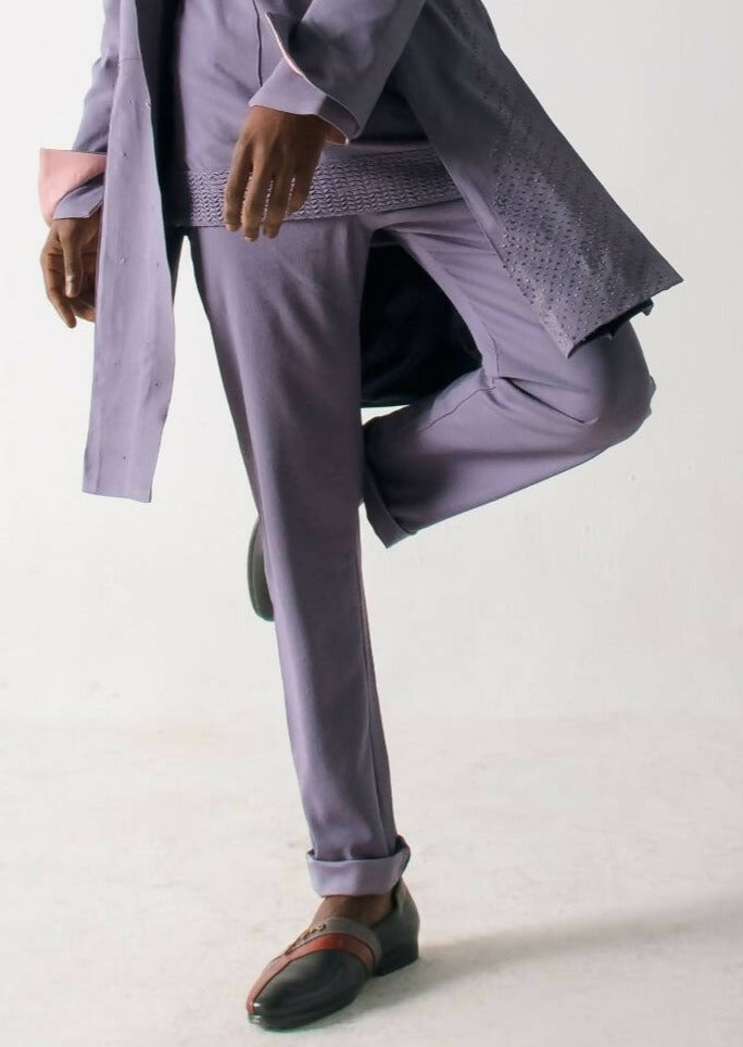 English Purple Trousers