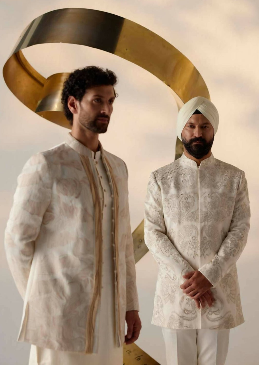 Dreamy Ivory Bandhgala Set