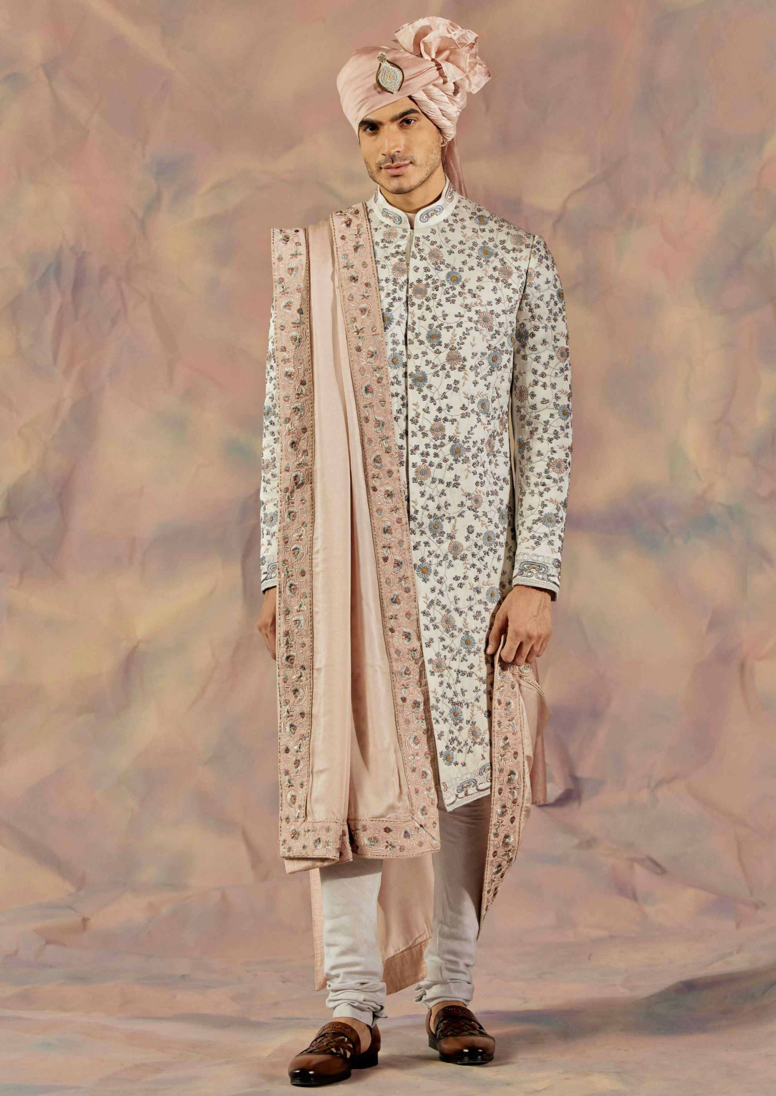 Silver Lining Sherwani Set