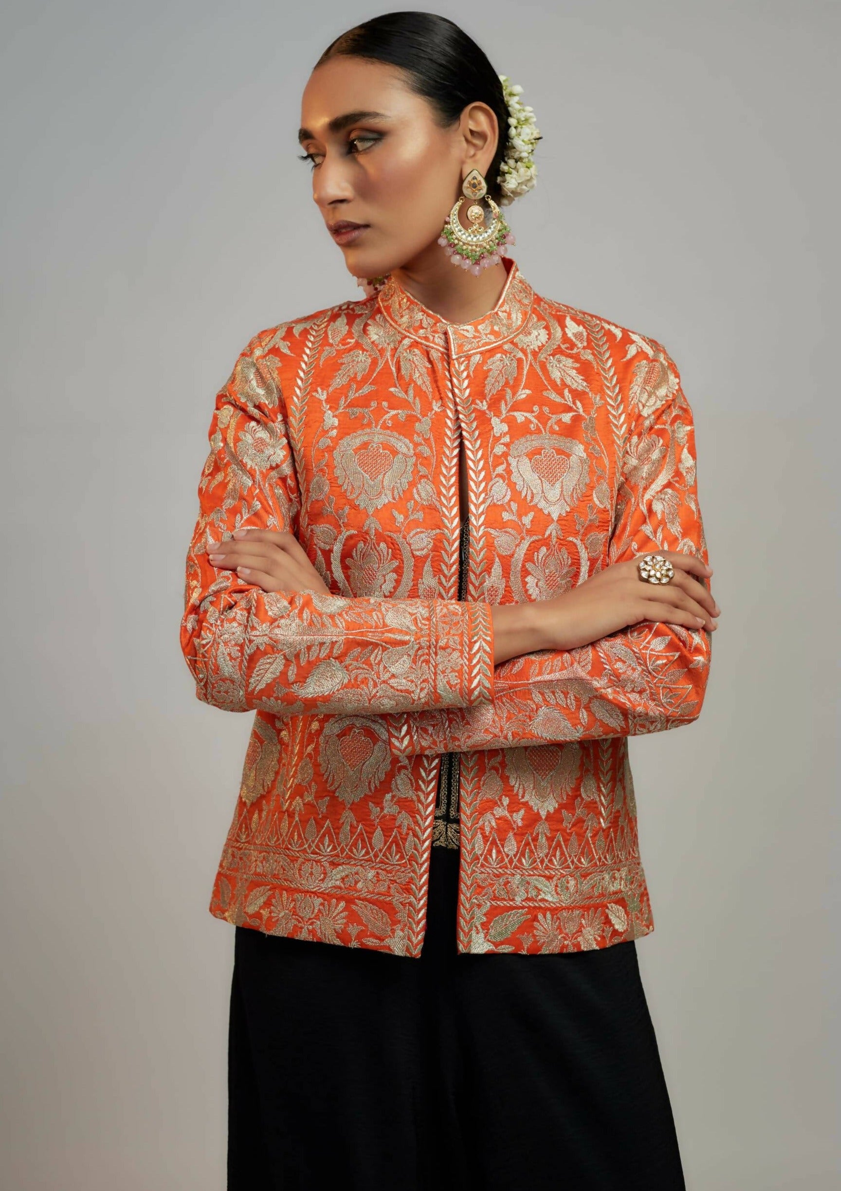 Saba Orange Blazer