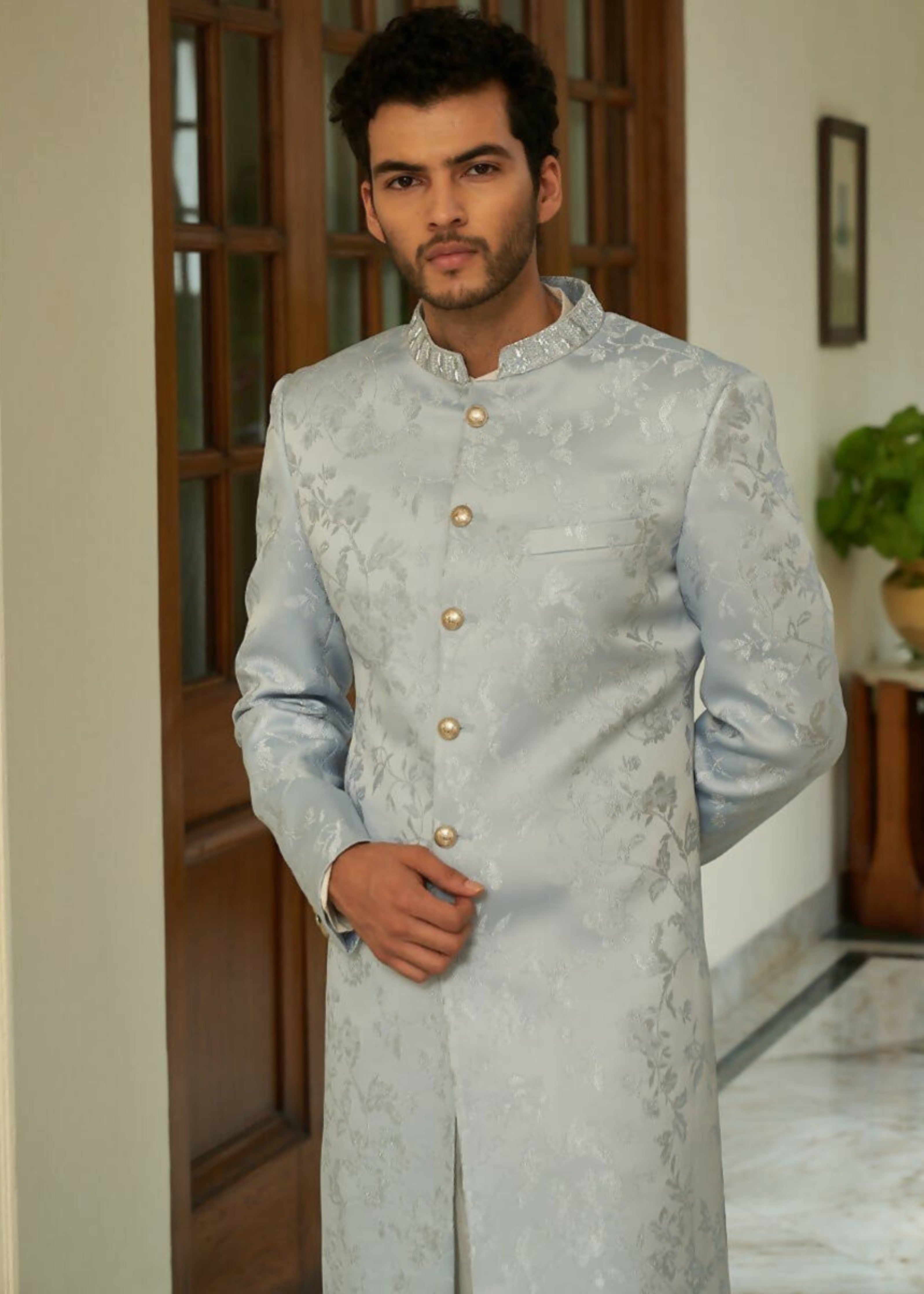 Floral Dream Achkan Set