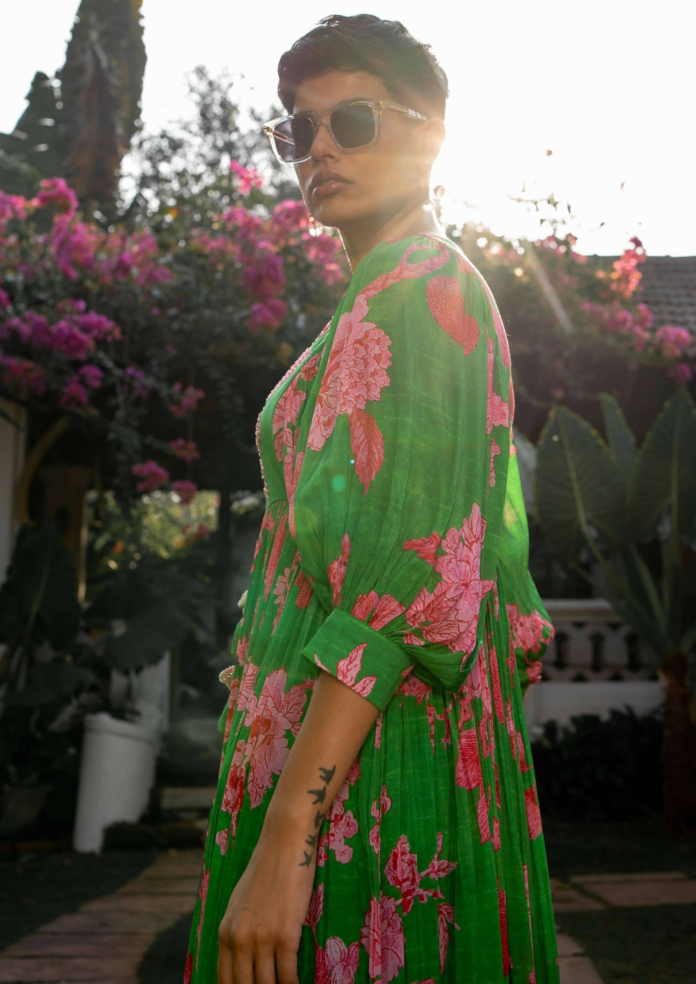 Spring Blooming Floral Maxi Dress