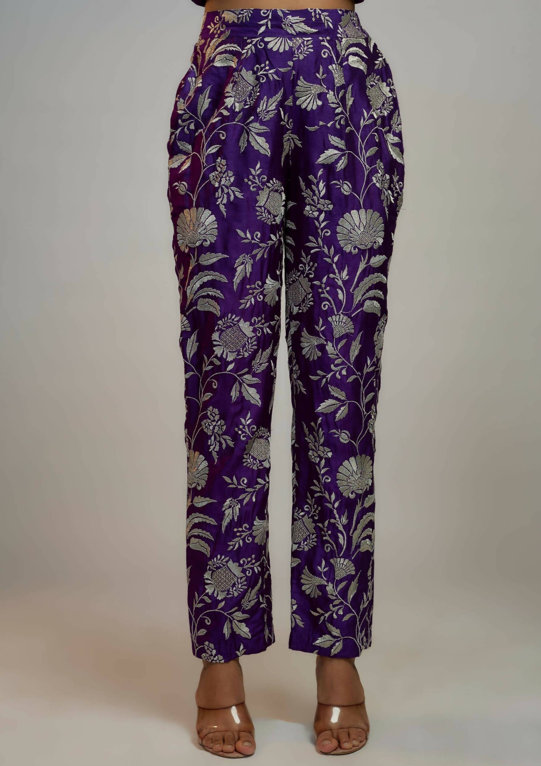 Adveta Purple Pant Set