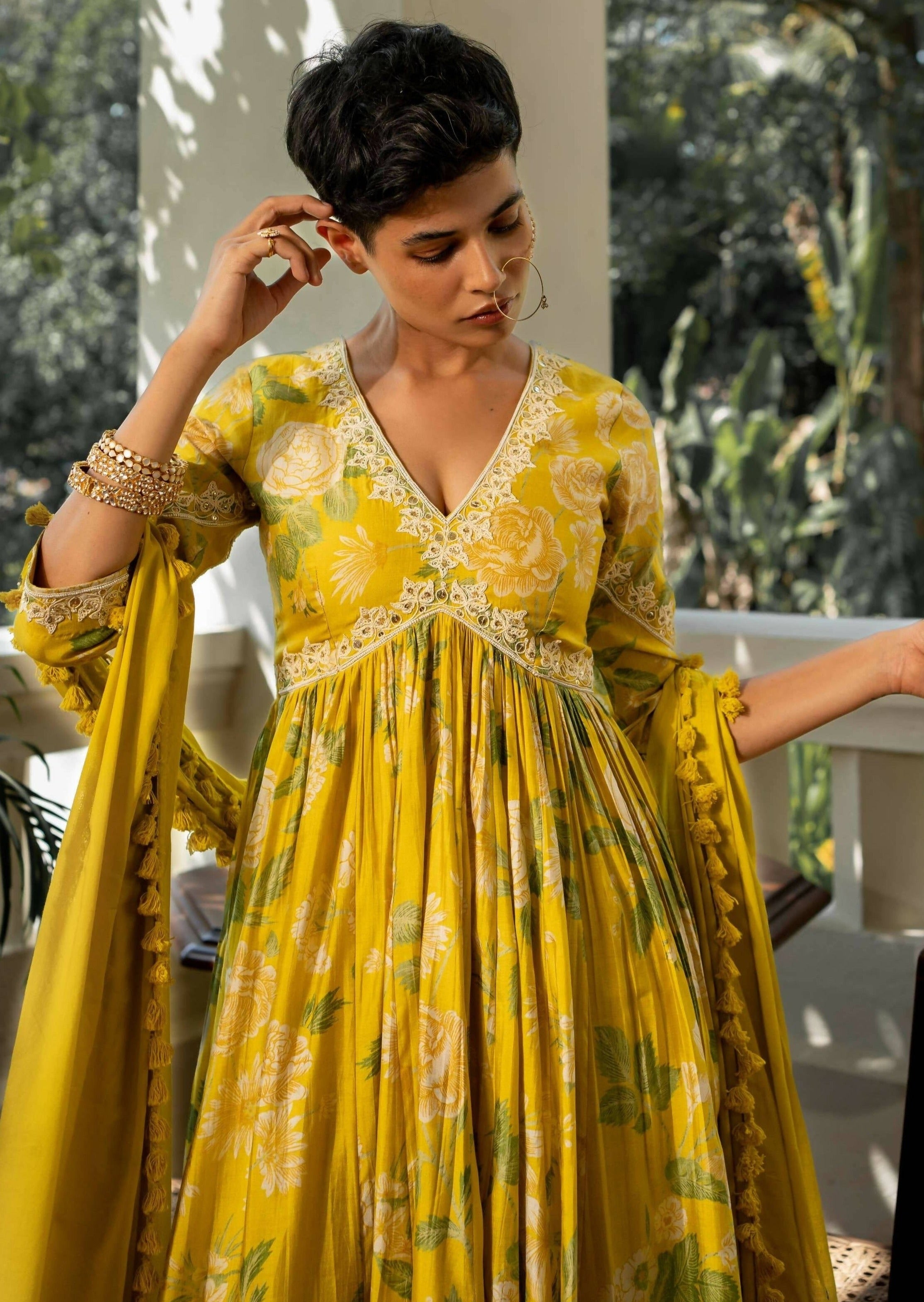 Garden of Bloom Anarkali Set