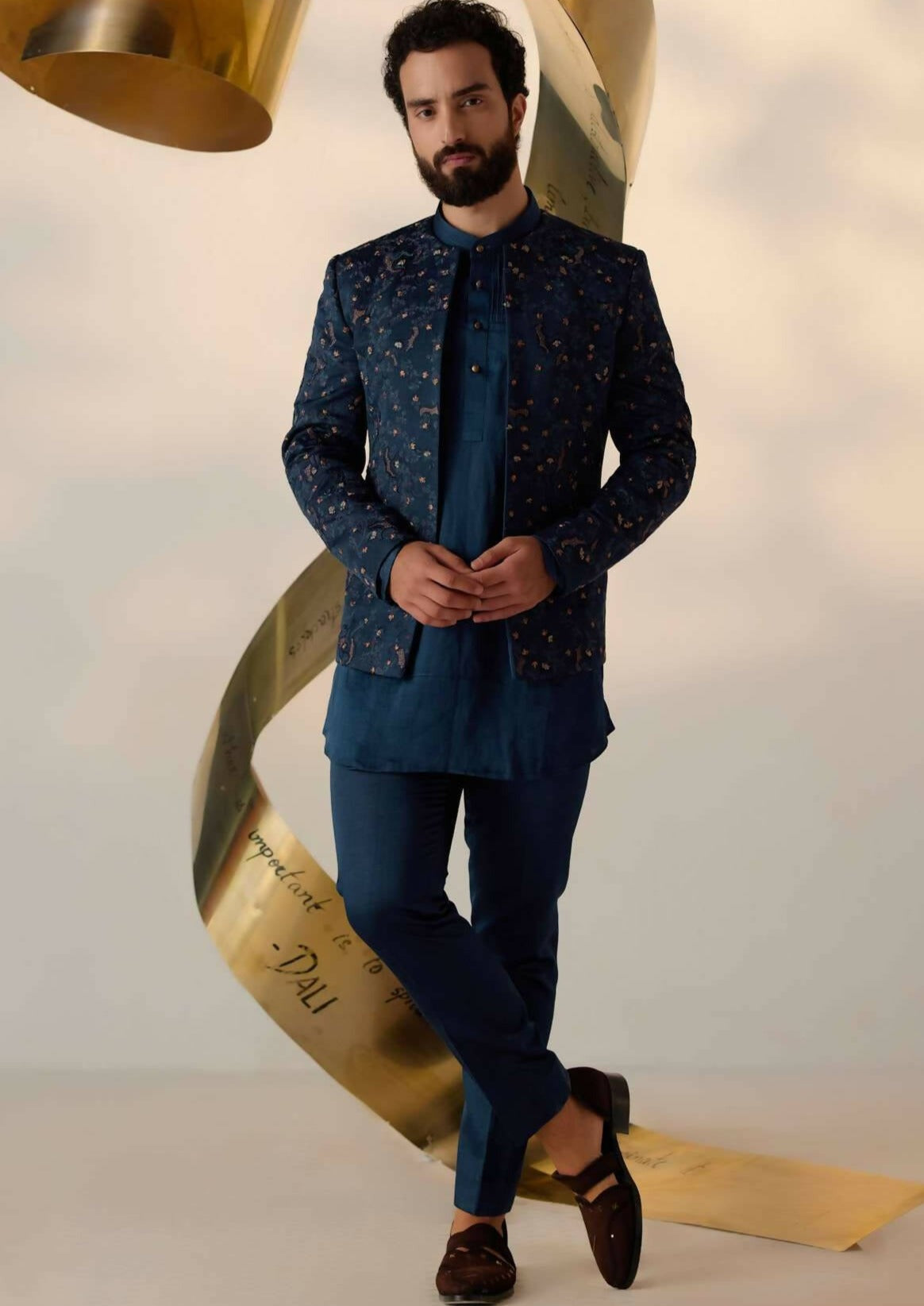 Beryl Blue Short Jacket