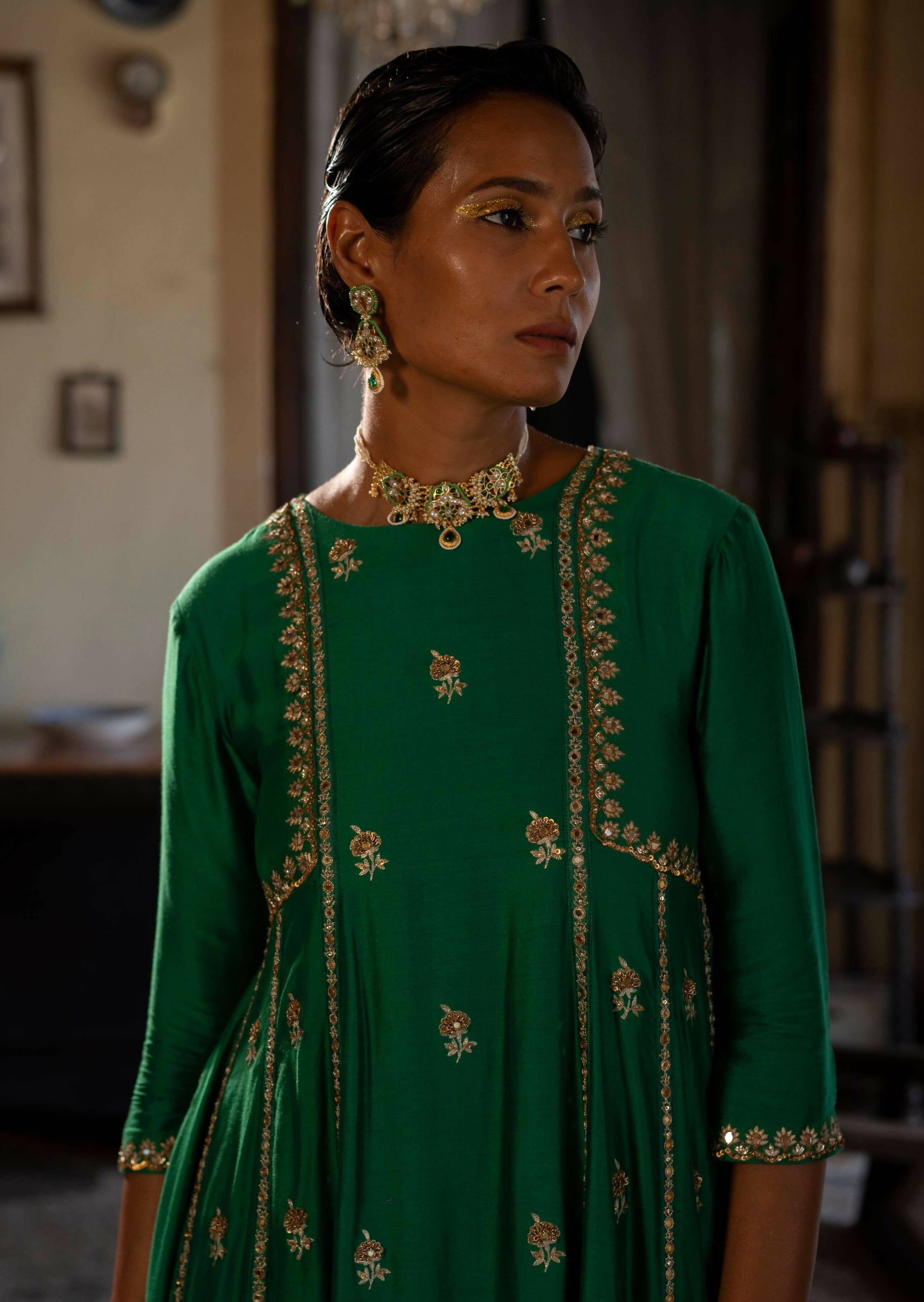 Emerald Green Kurta Set