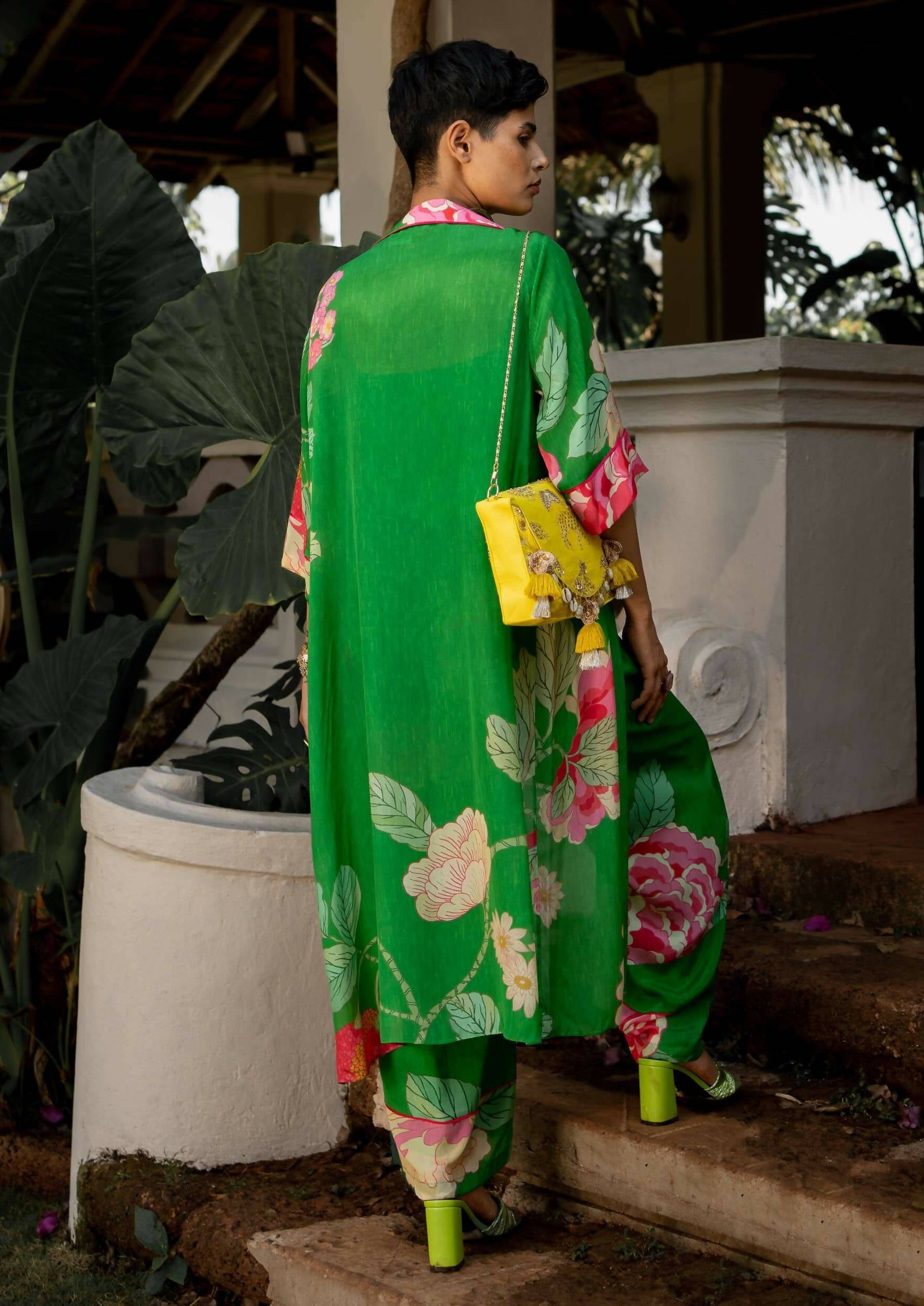 Spring Blooming Floral Jacket Set