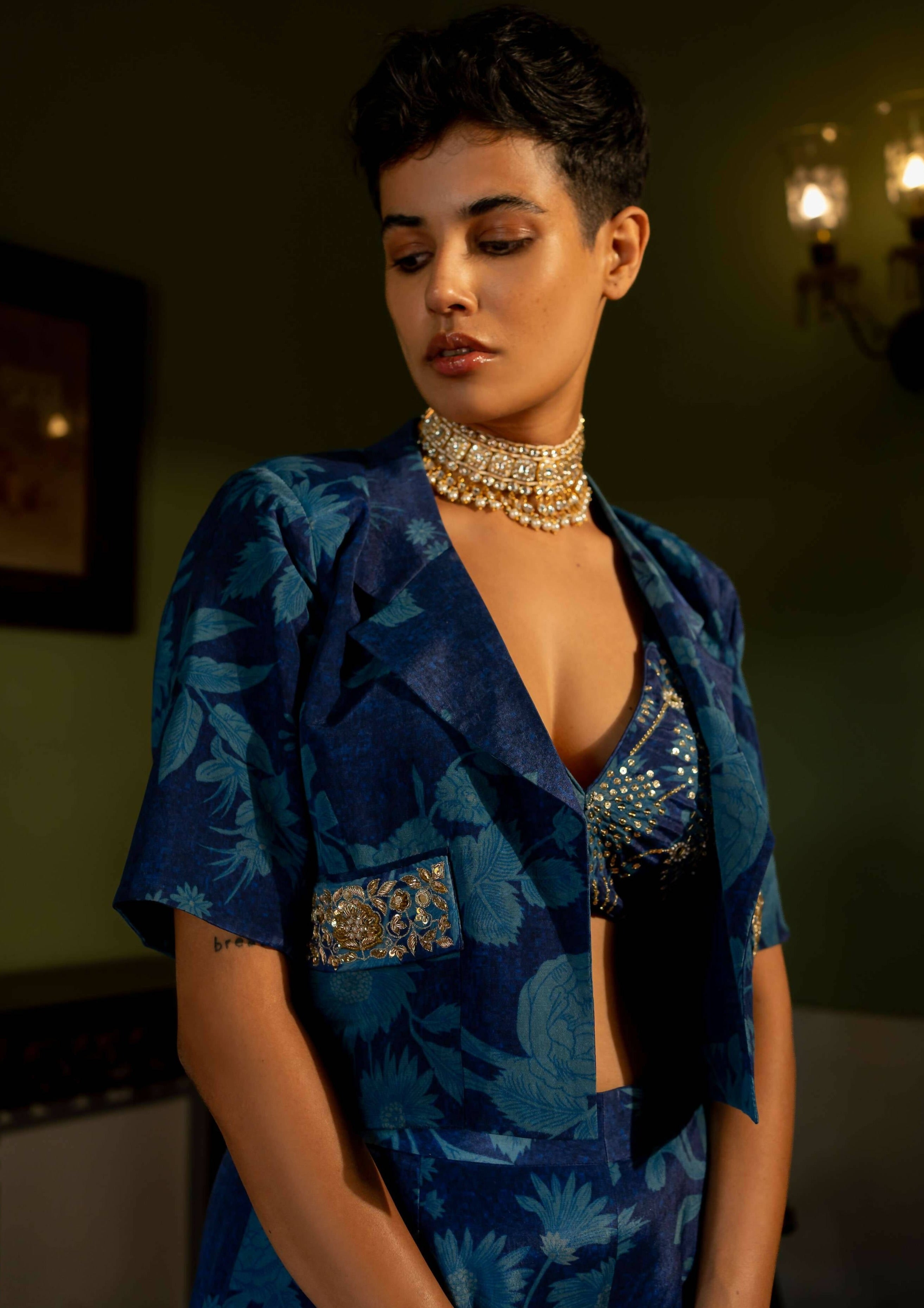 Bluebell Floral Jacket Set