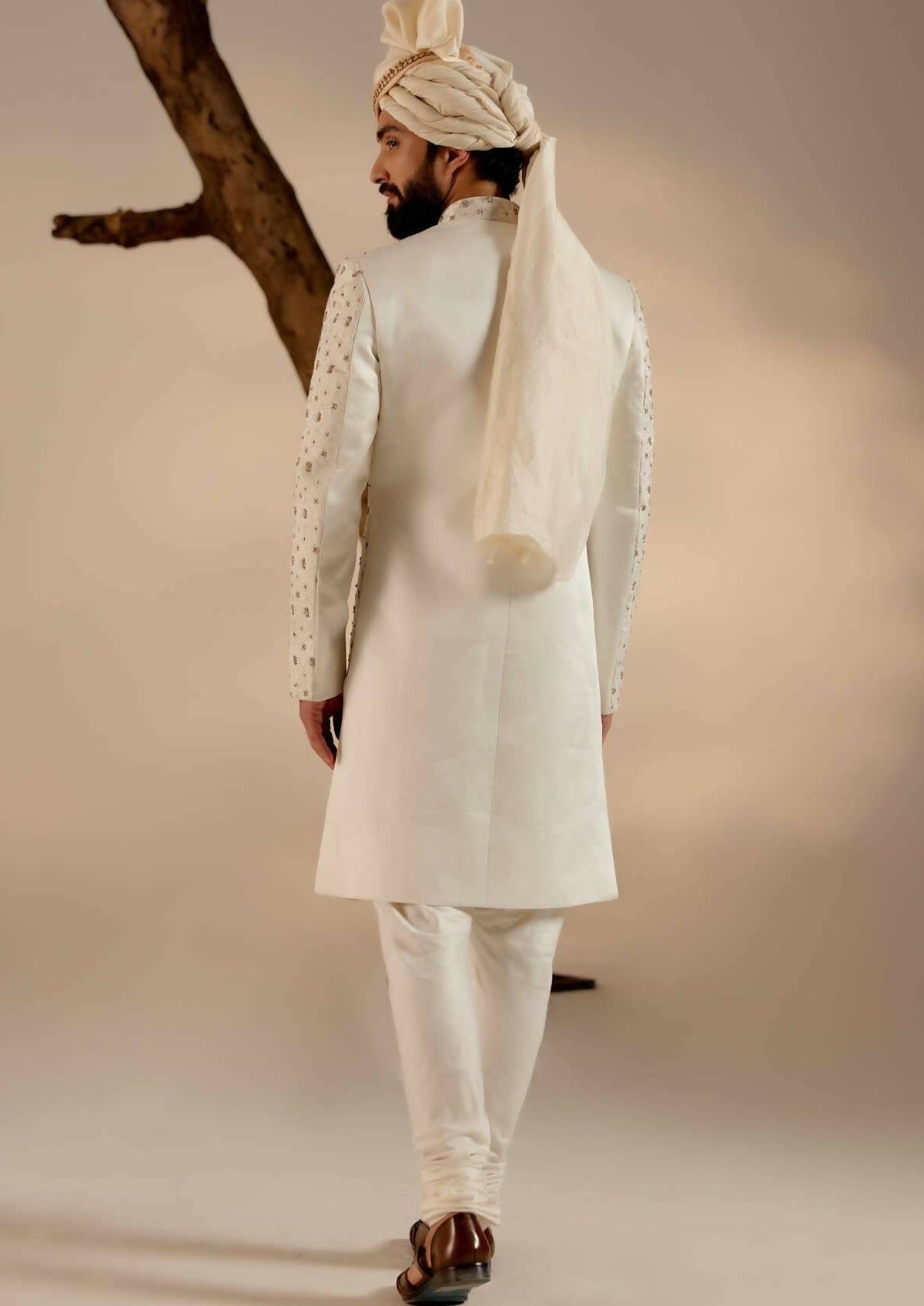 Turtle Dove Sherwani Set