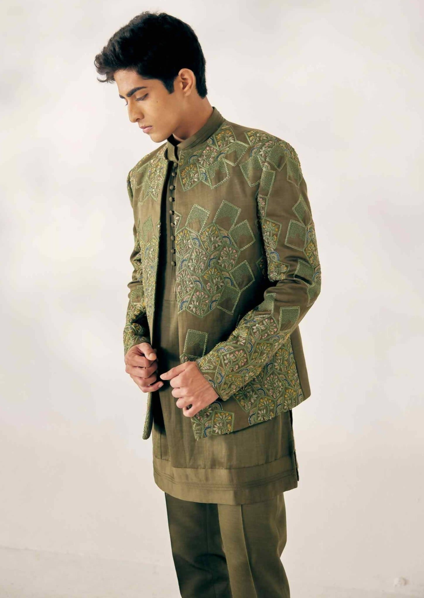 The Olives Short Jacket Set