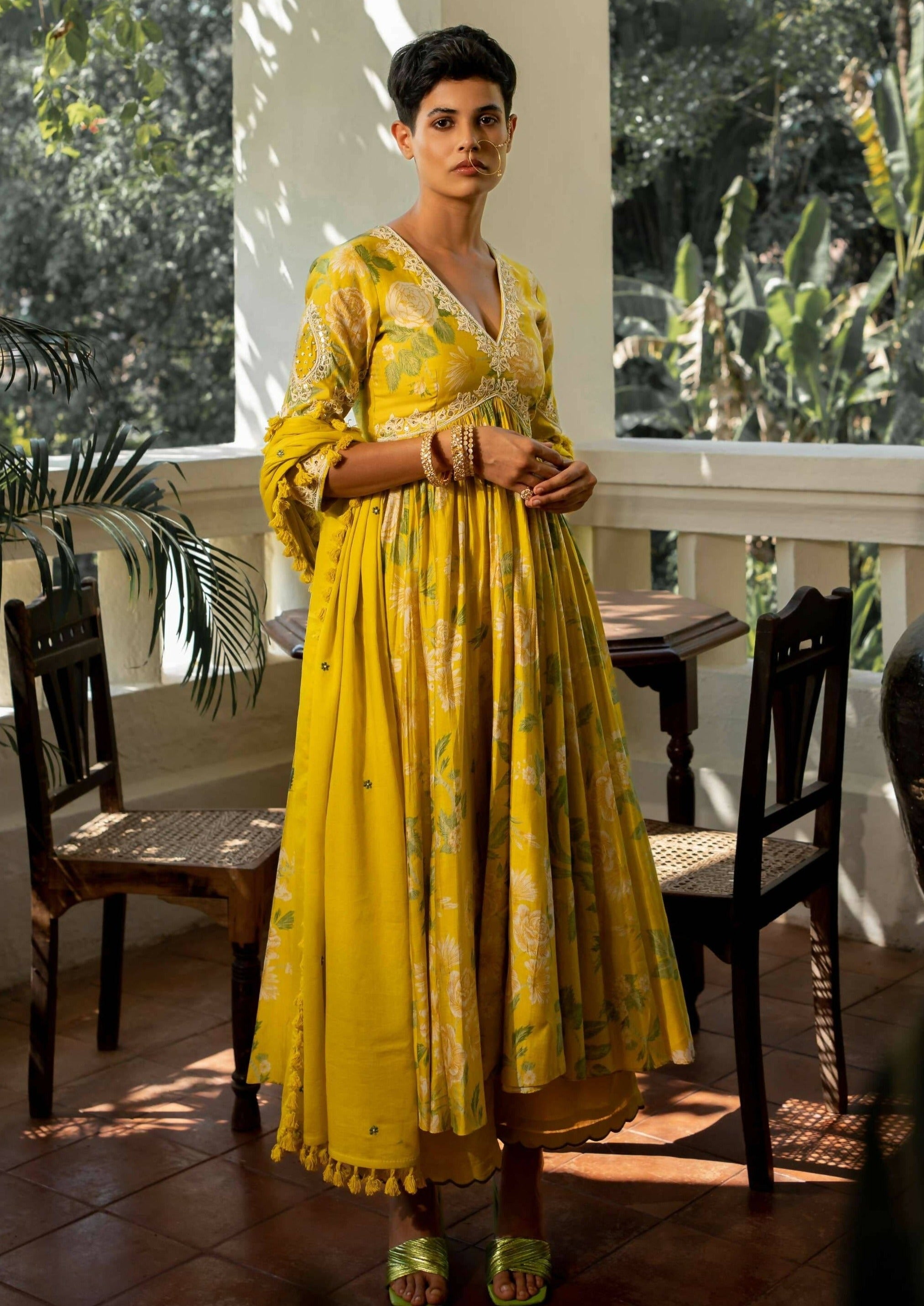 Garden of Bloom Anarkali Set
