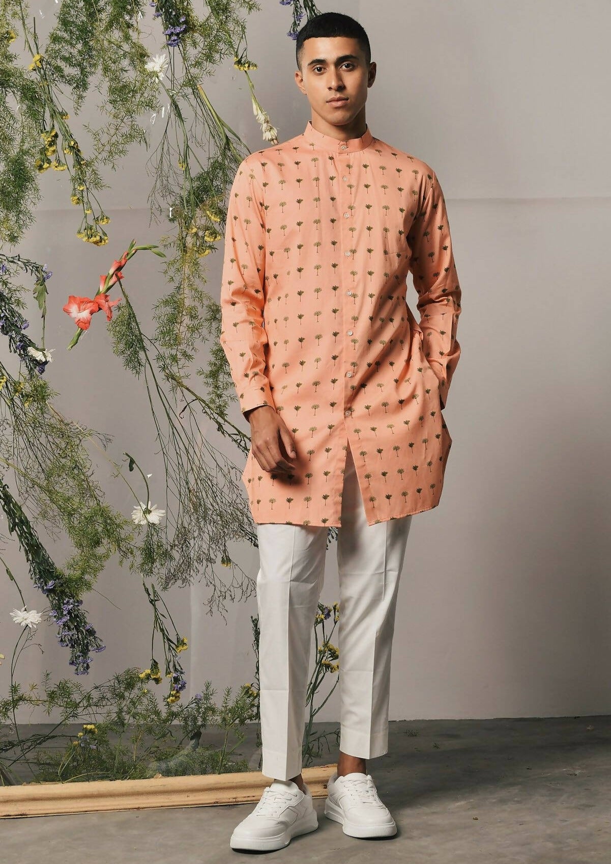 Peach Piccolo Kurta Set