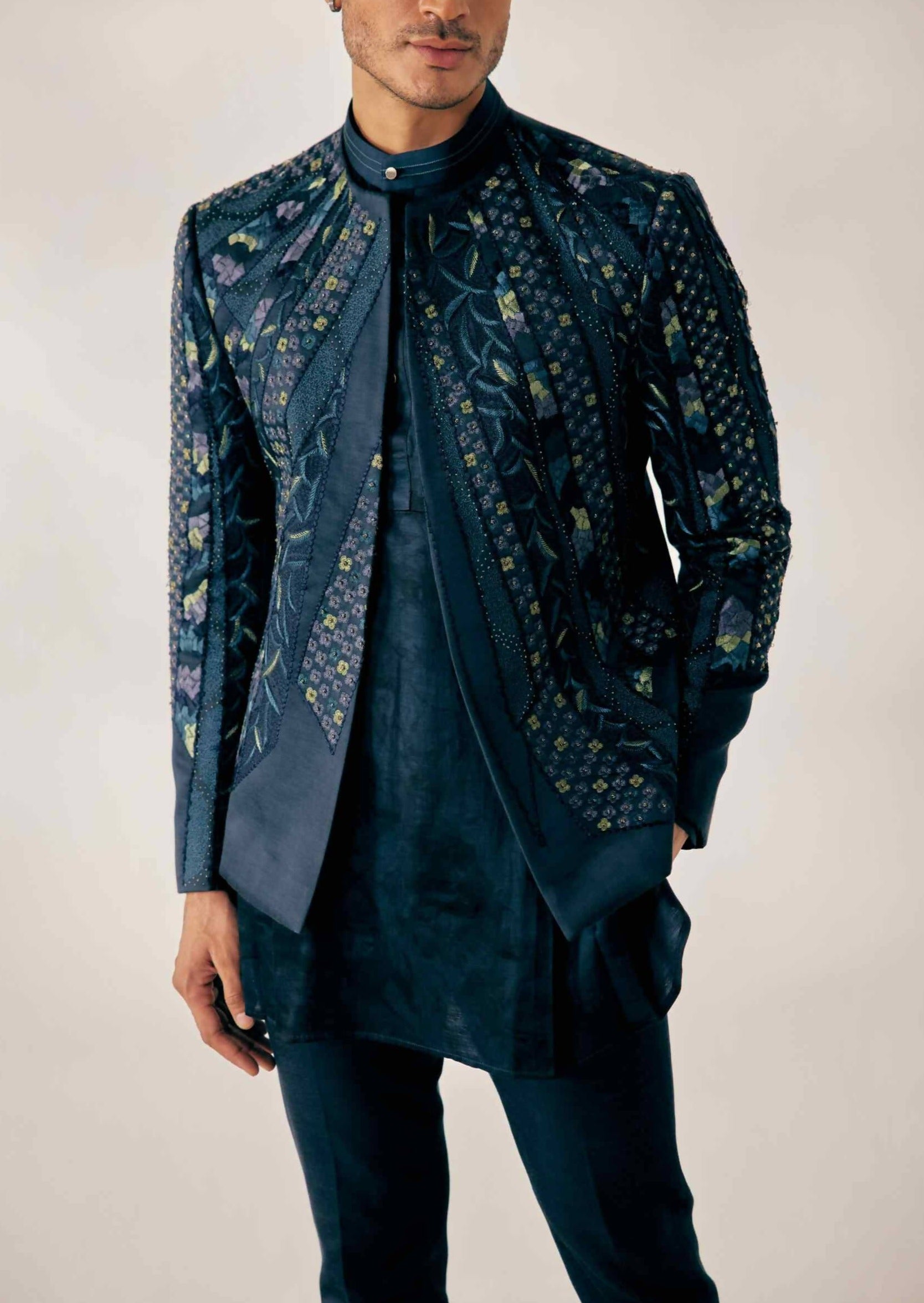 Cubism Short Jacket Set