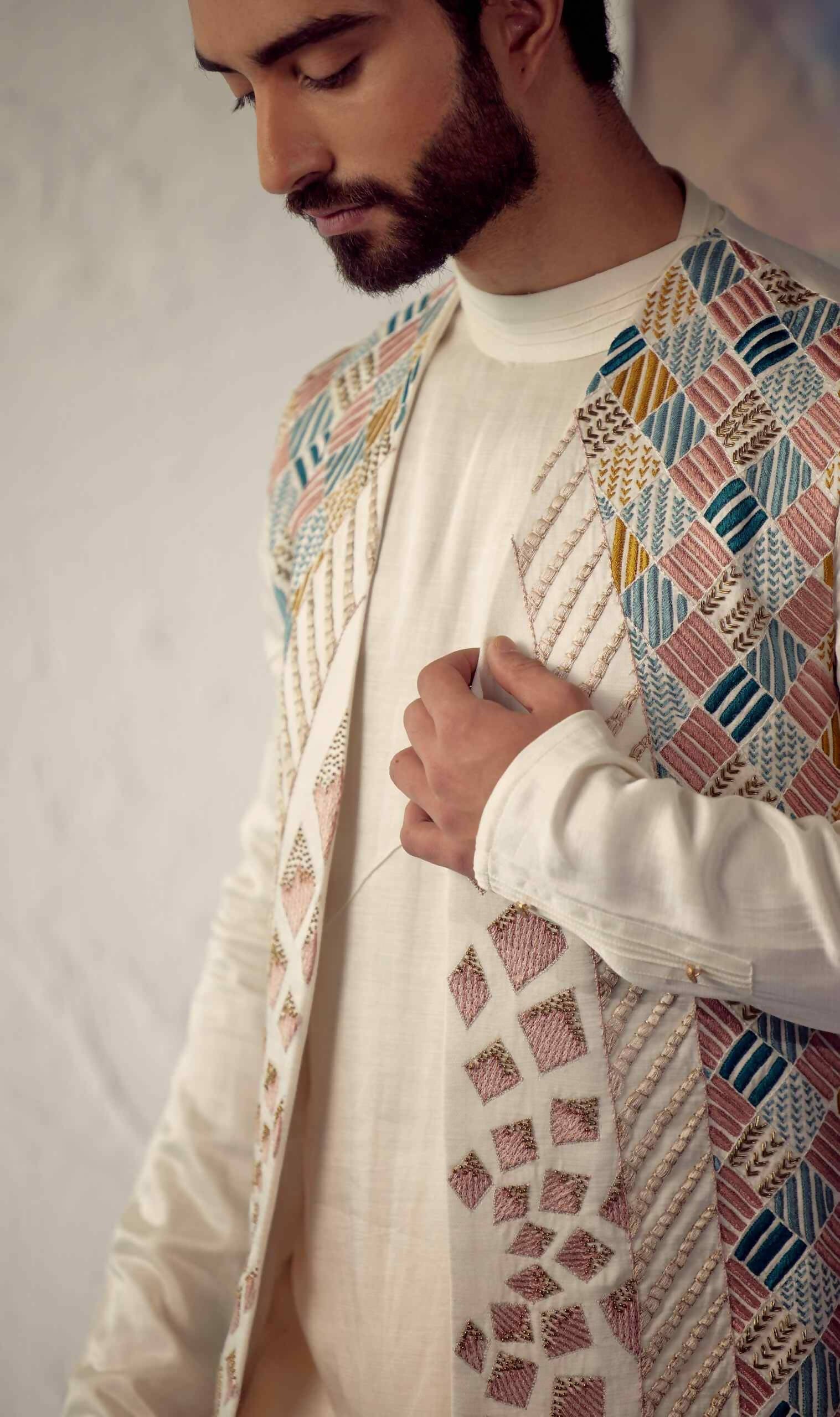 Phulkari Shrug Set