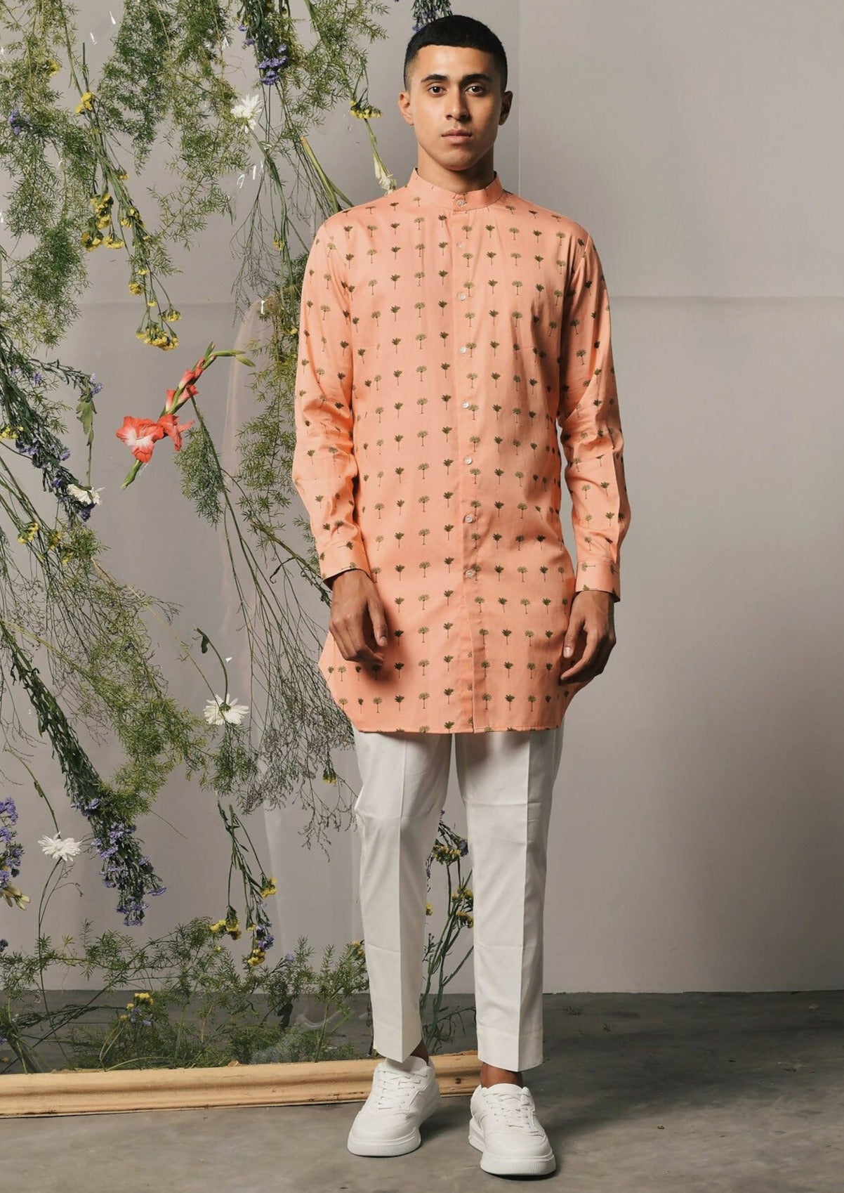 Peach Piccolo Kurta Set