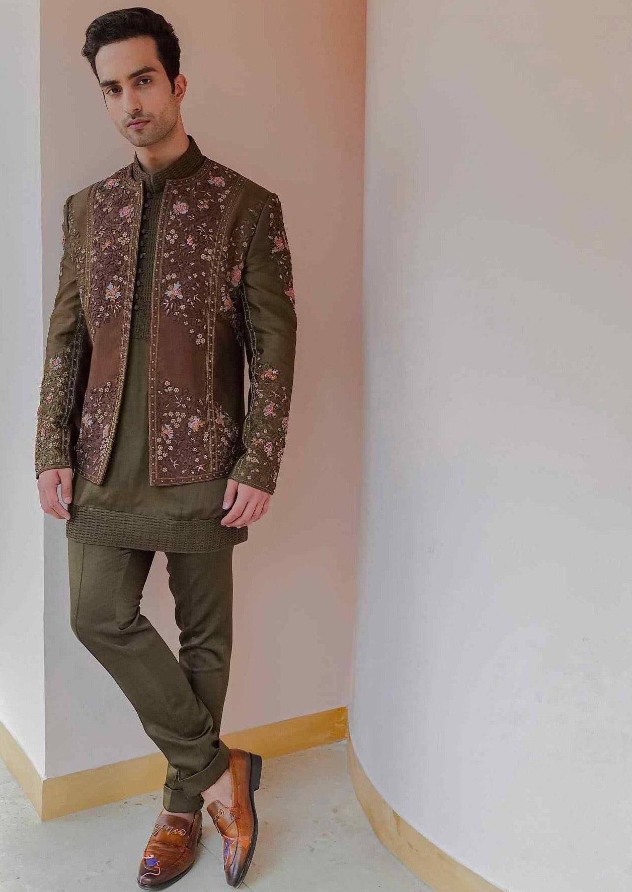 The Dolce Brown Short Jacket Set