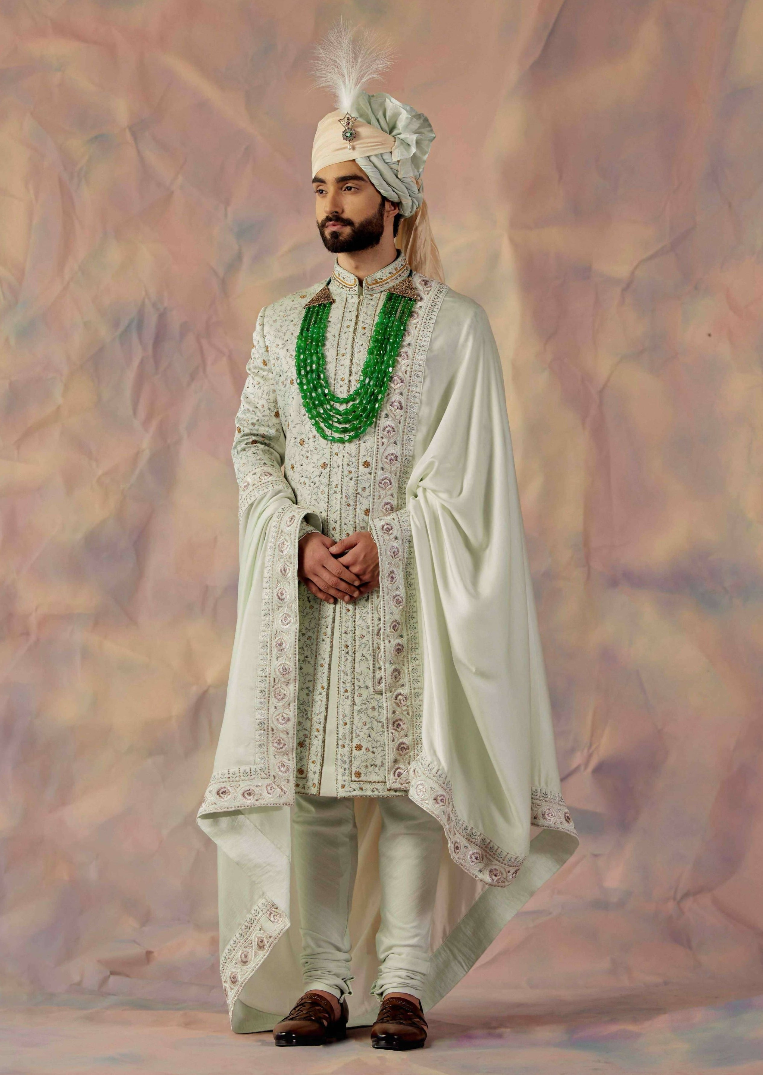The Blue Momentum Sherwani Set