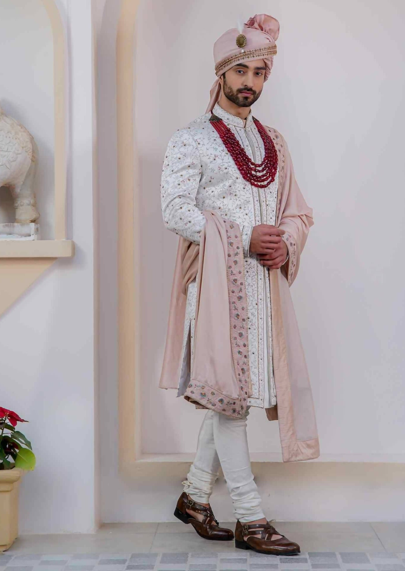 Ivory Chasm Sherwani Set