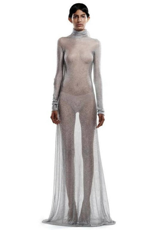 Sheer Mesh Dress