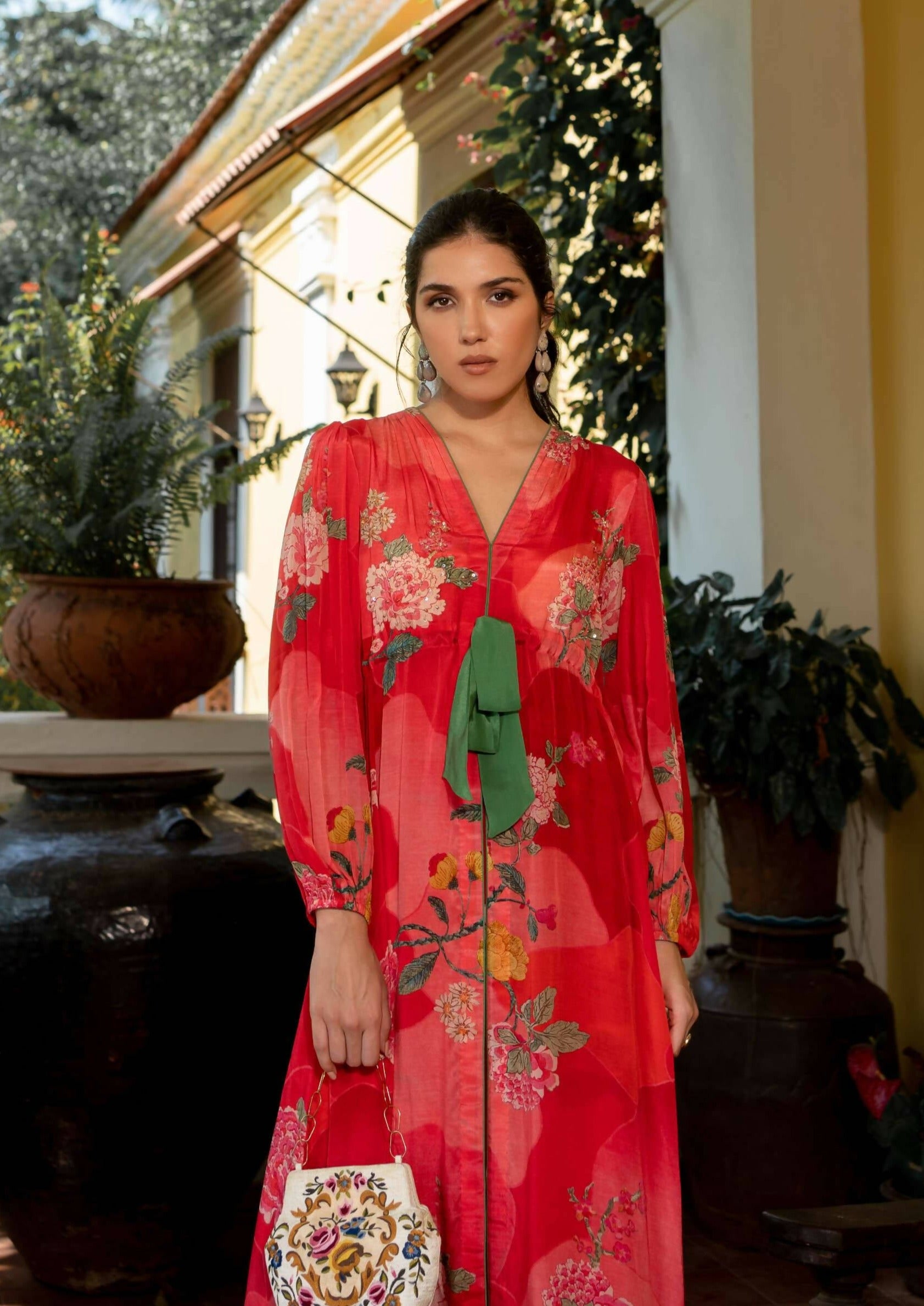 Romantic Floral Maxi Dress