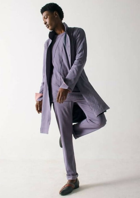 English Purple Trousers