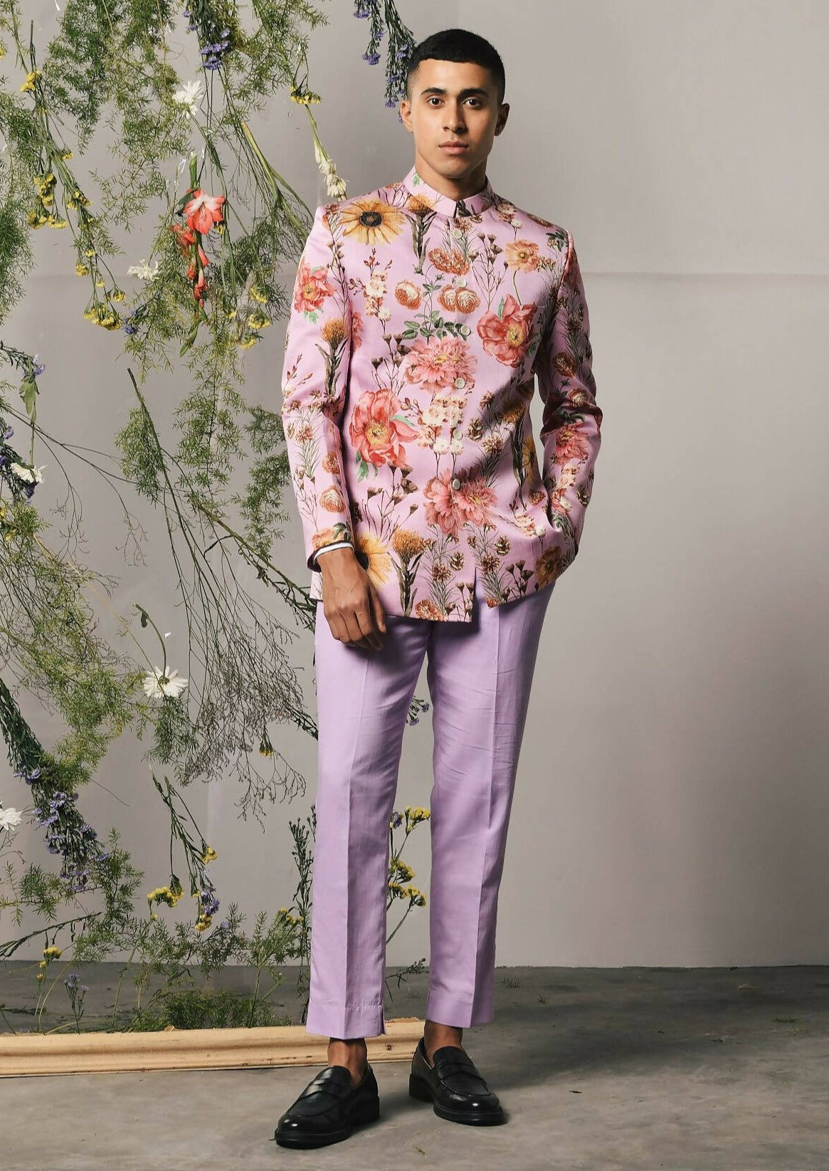 Lilac Roma Bandhgala