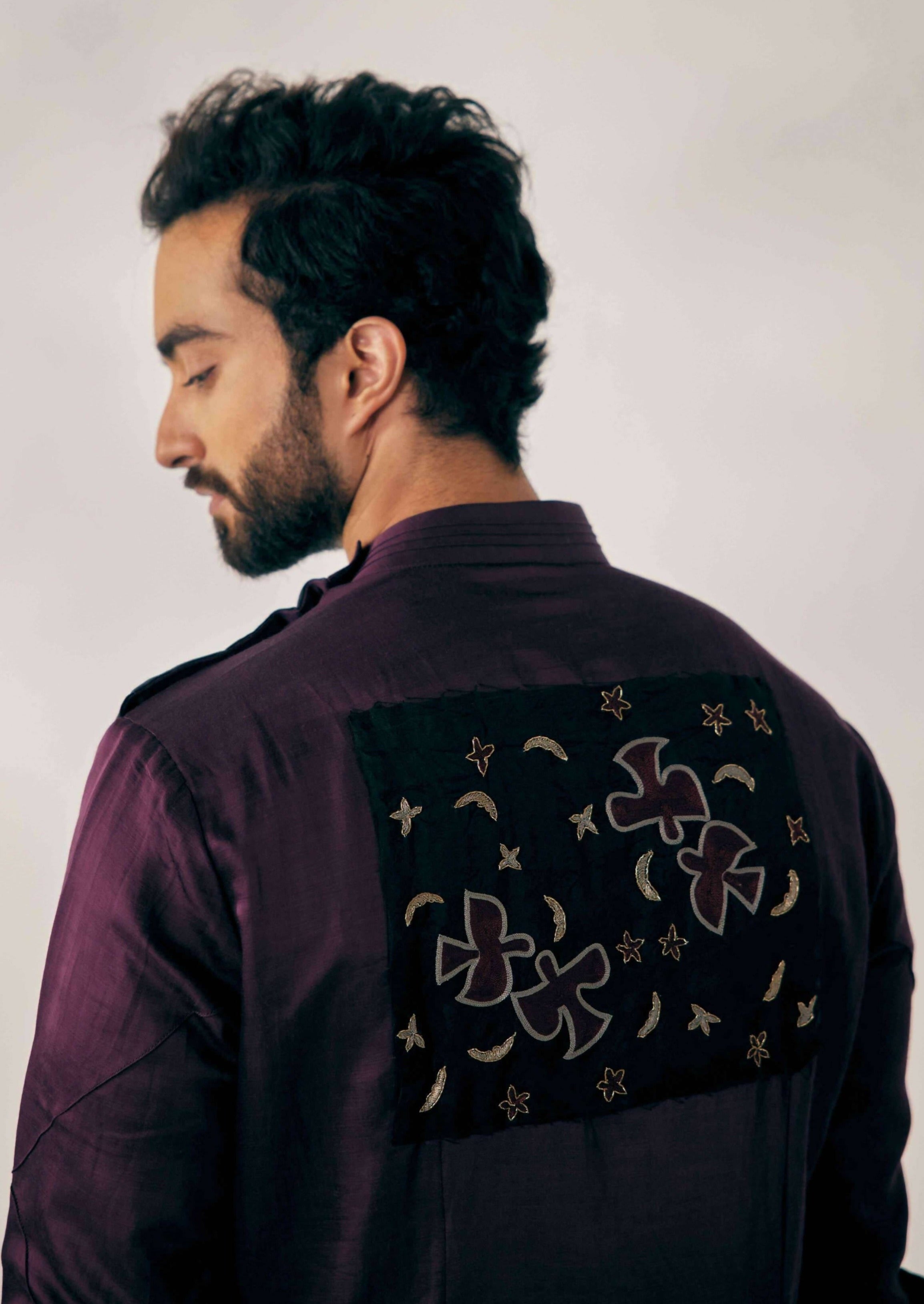 Black Medley Kurta Set