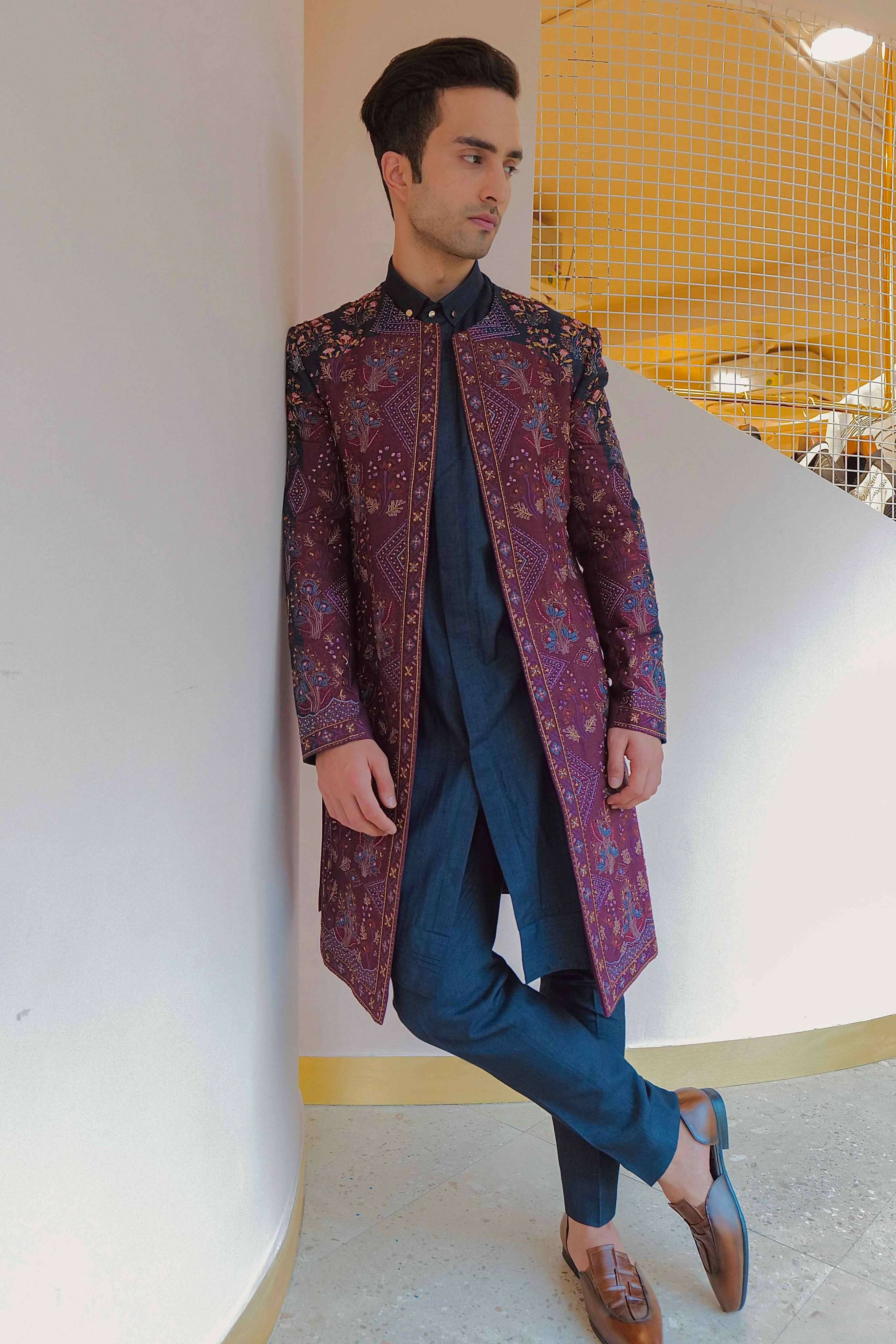 Midnight Wine Contemporary Jacket Set