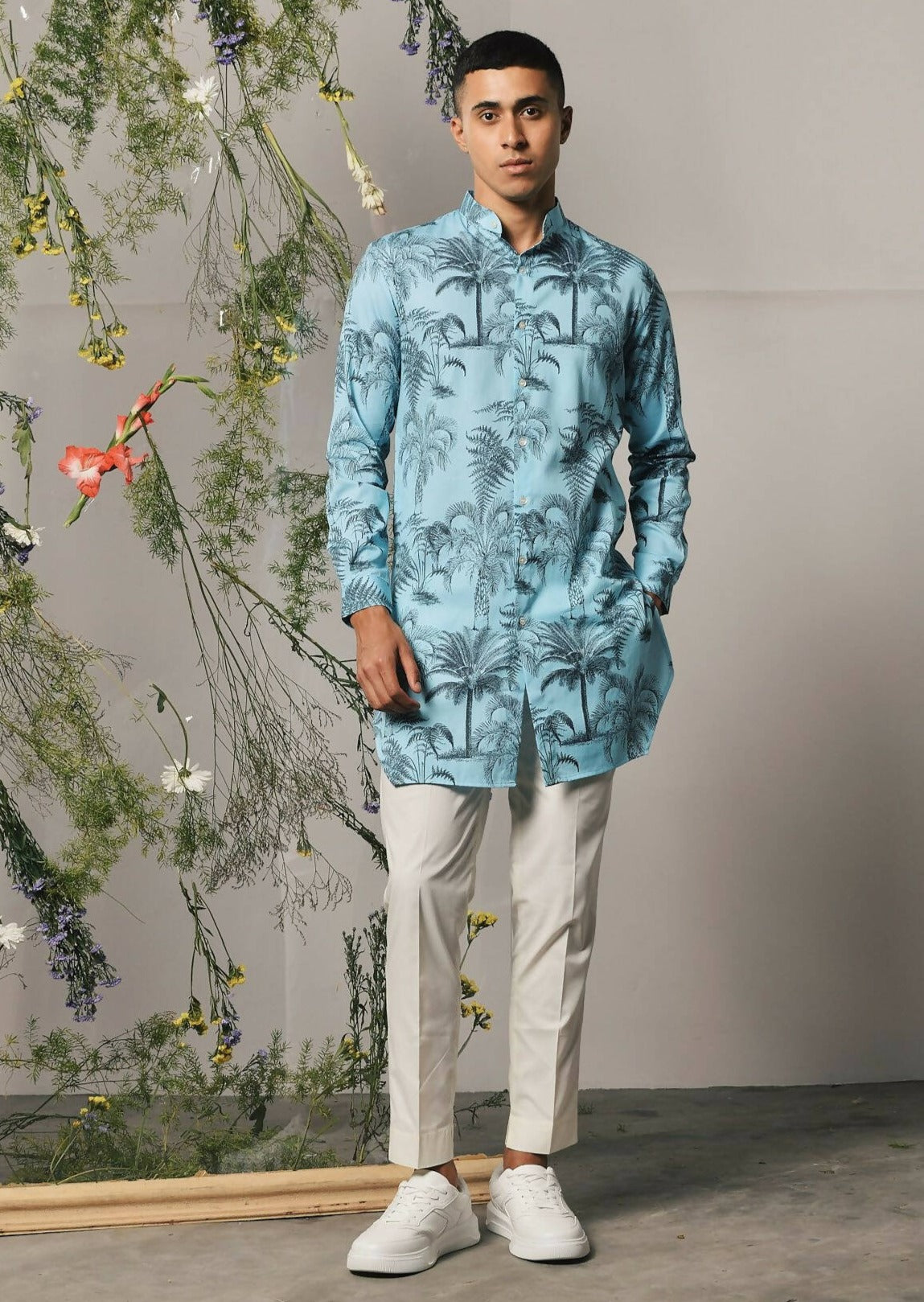 Blue Palermo Kurta Set