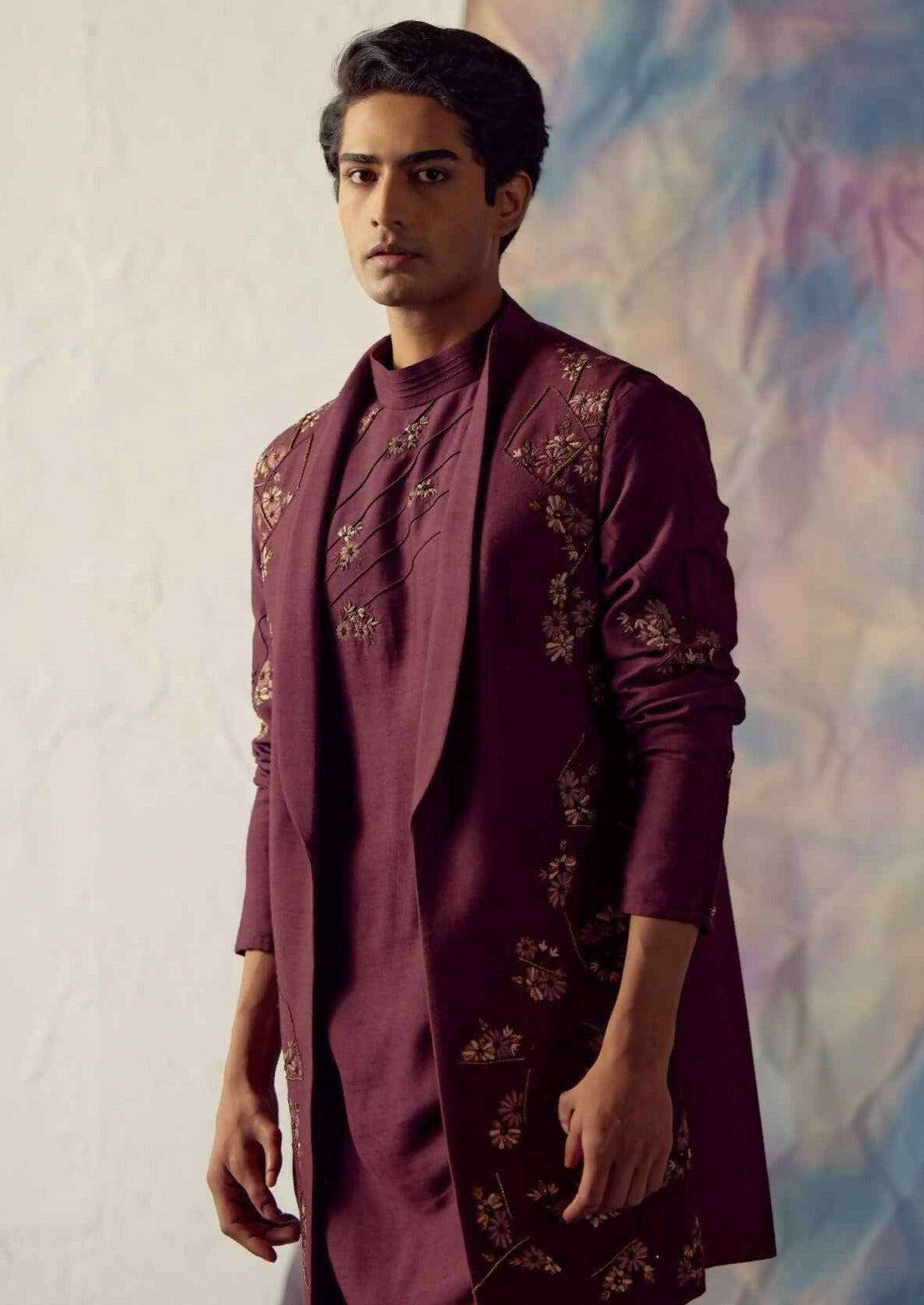 Merlot Homme Shrug Set