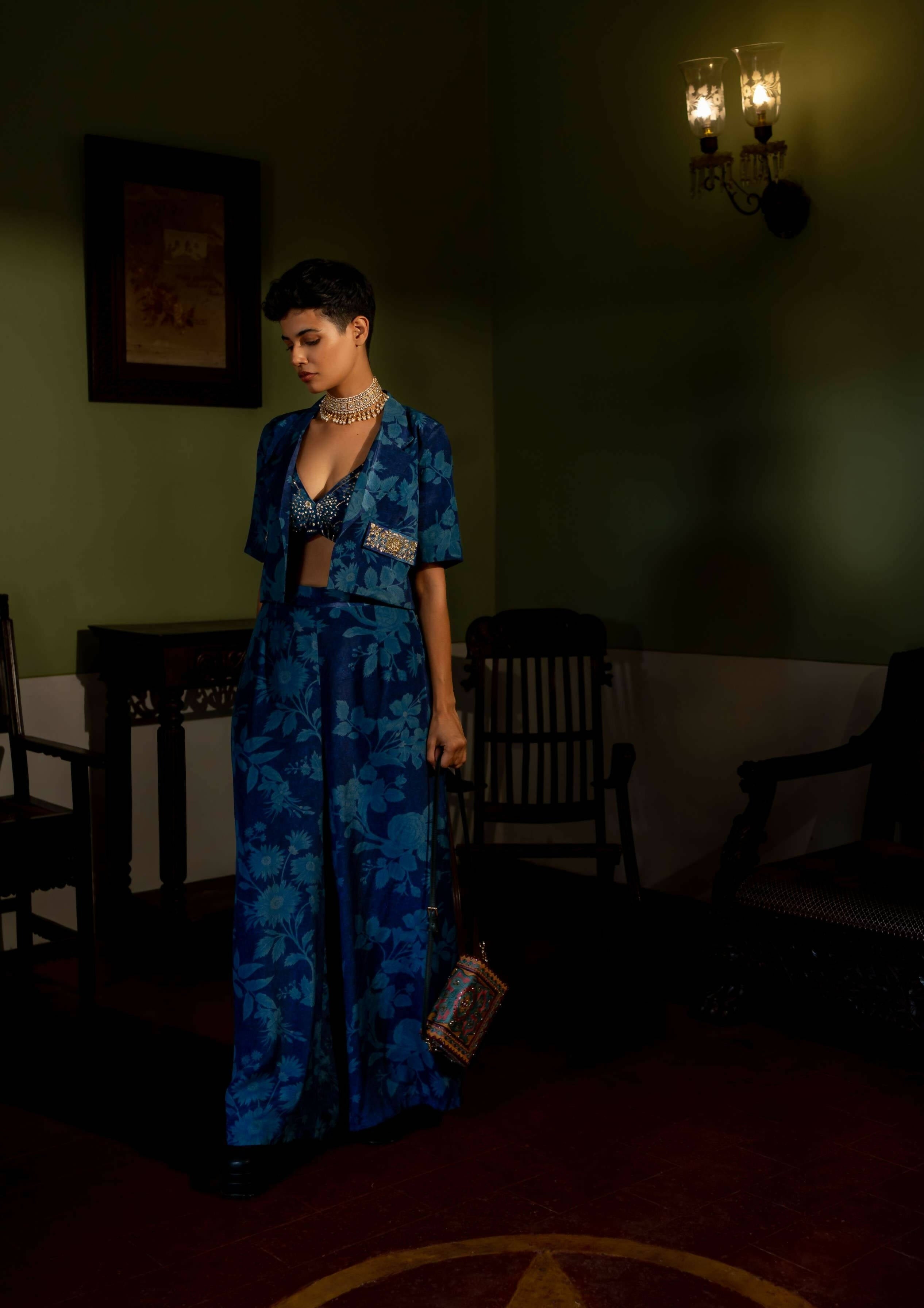 Bluebell Floral Jacket Set