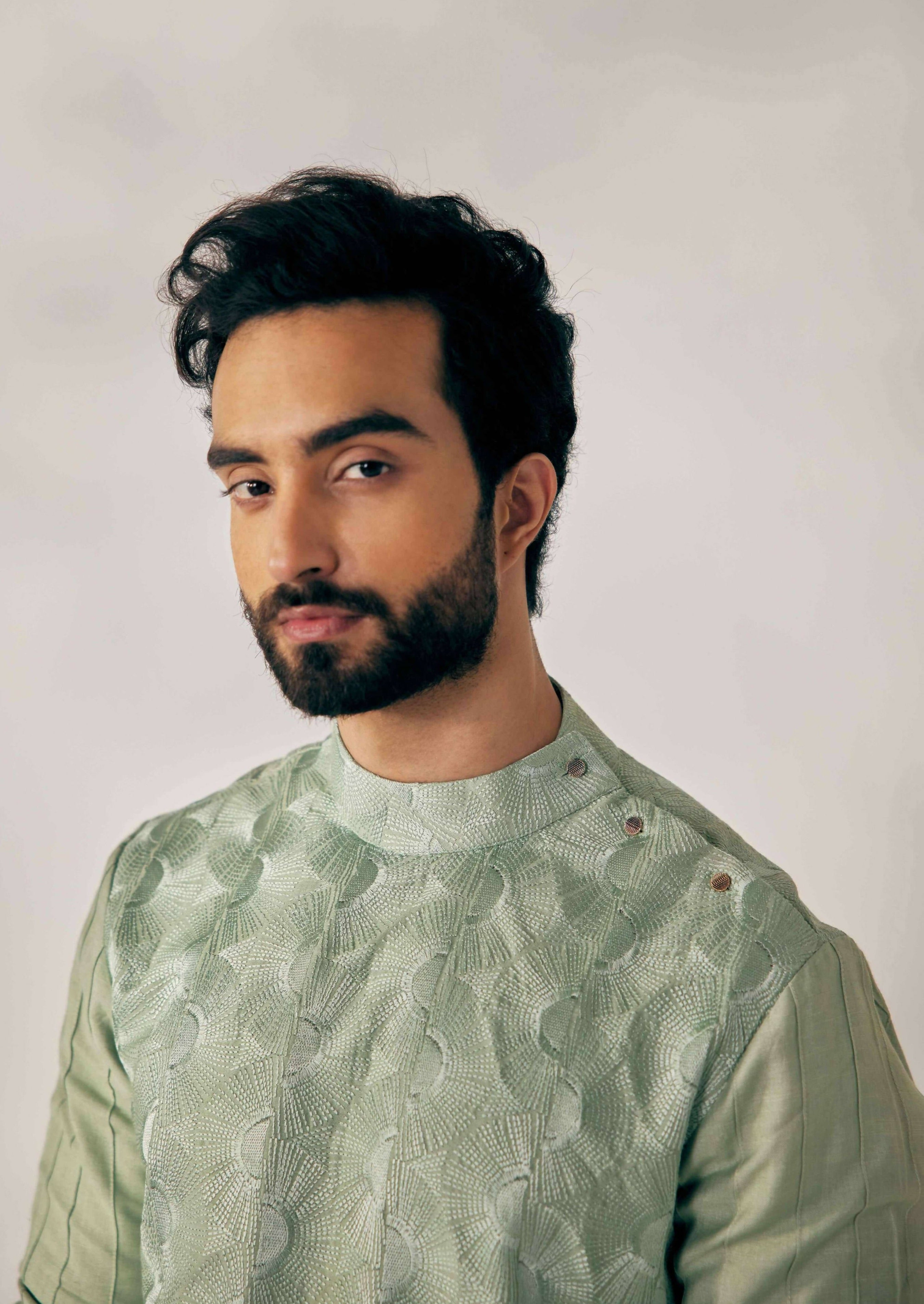 Duck Egg Green Kurta Set